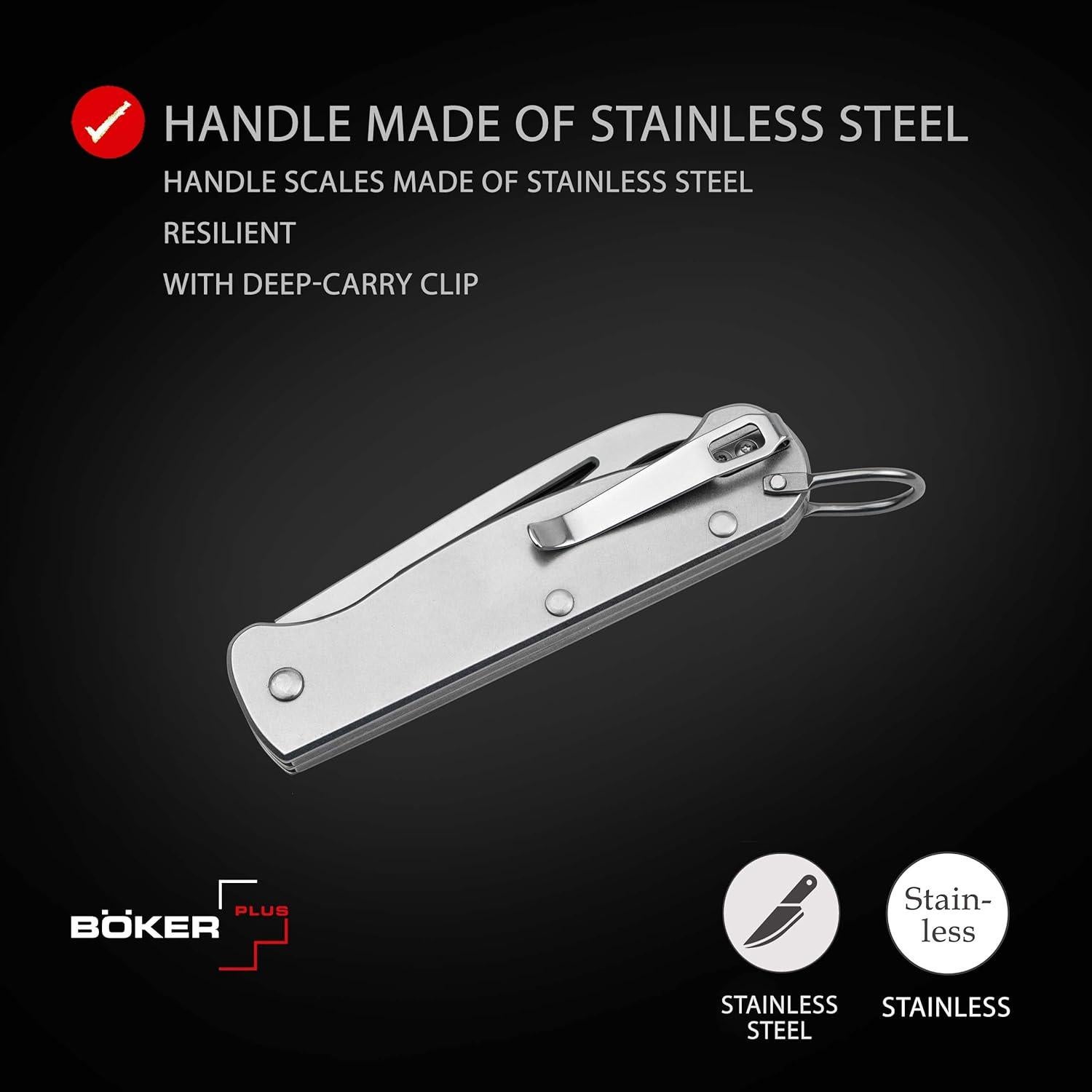 Cuchillo de Aparejo BÖKER PLUS Seenotretter 01 Acero Inoxidable