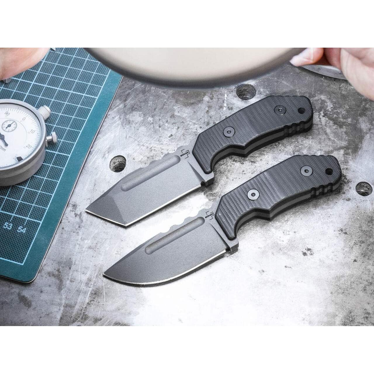 Cuchillo EDC Fijo Boker Plus Little Dvalin Tanto 7.9cm D2