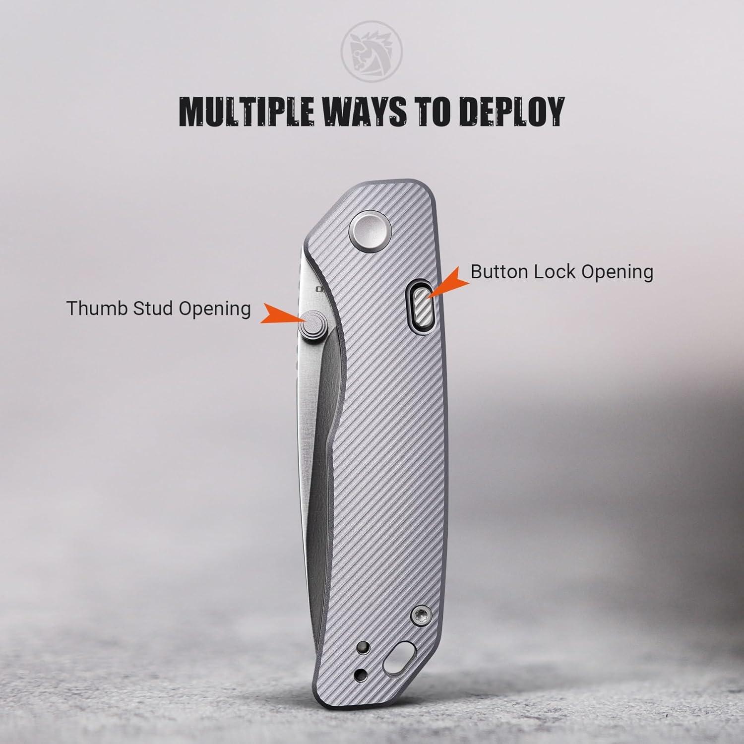 Cuchillo de bolsillo Vosteed Marten 7.57 cm 154CM Plegable