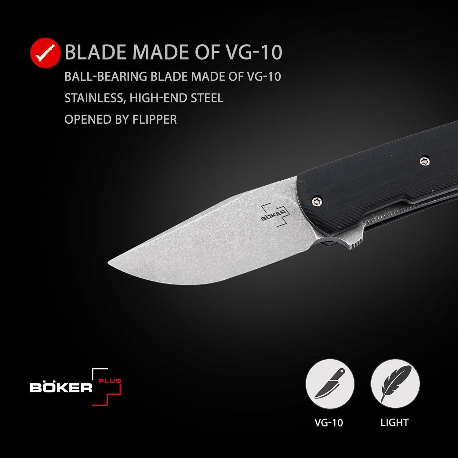 Cuchillo Plegable BÖKER PLUS Urban Trapper Stubby EDC 50mm