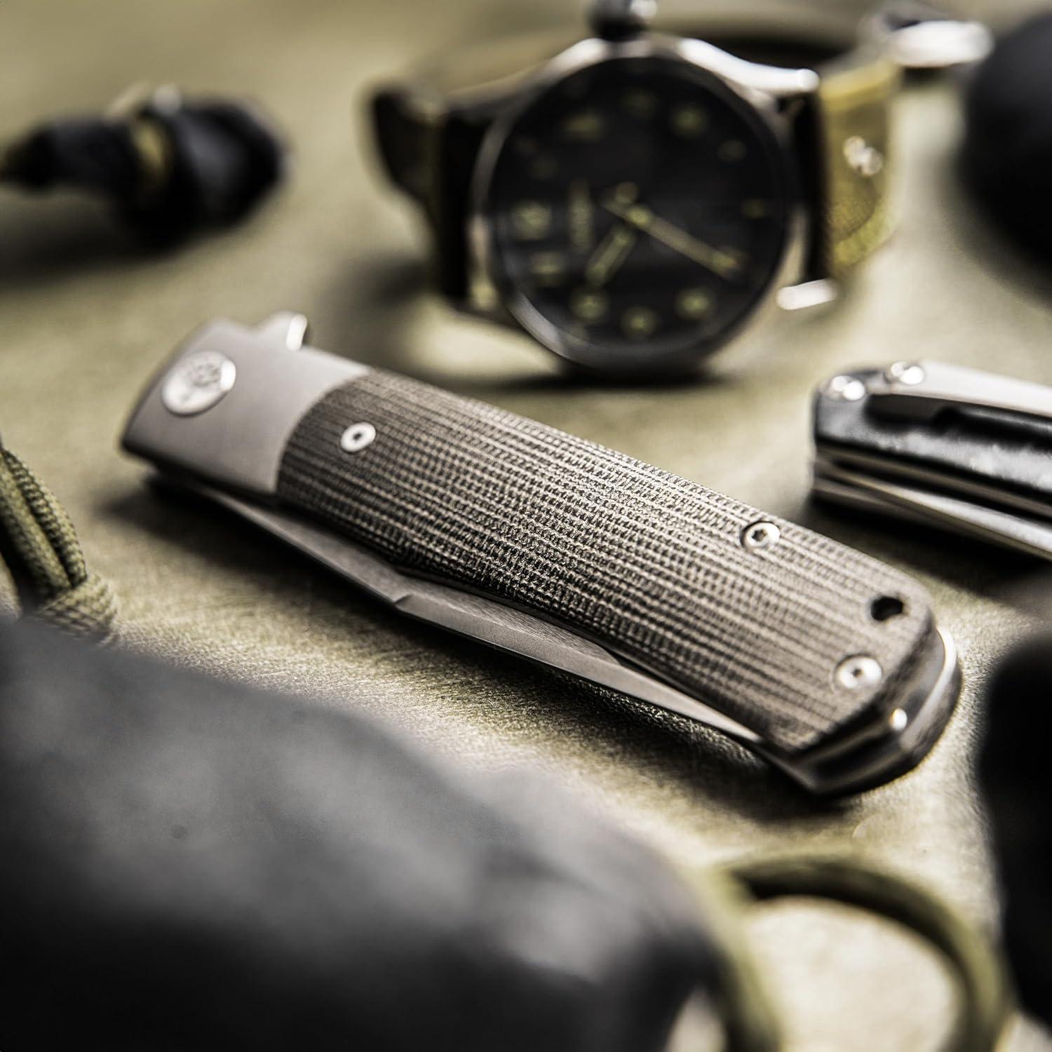 Cuchillo Plegable BÖKER TRPPR Micarta MagnaCut 8.2cm Verde