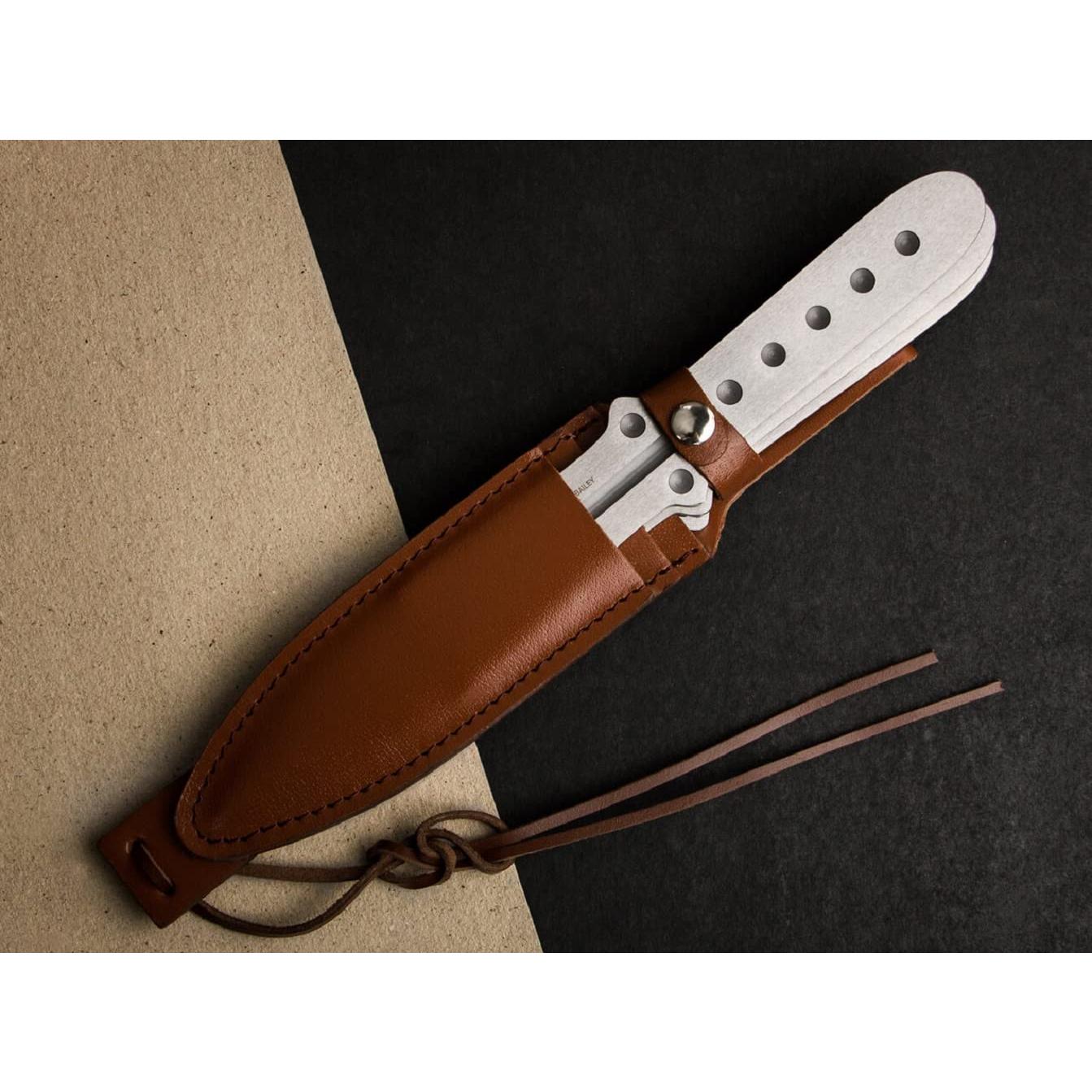 Cuchillos de Lanzamiento BOKER Magnum Ziel II - 33.9 cm, Acero Inoxidable 420, Juego de 3 con Funda