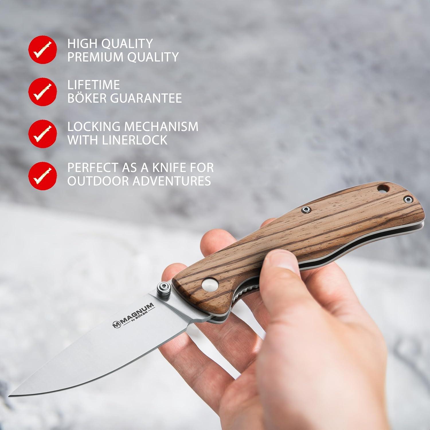 Cuchillo de bolsillo Magnum 01EL605 Backpacker 6.9 cm acero inoxidable