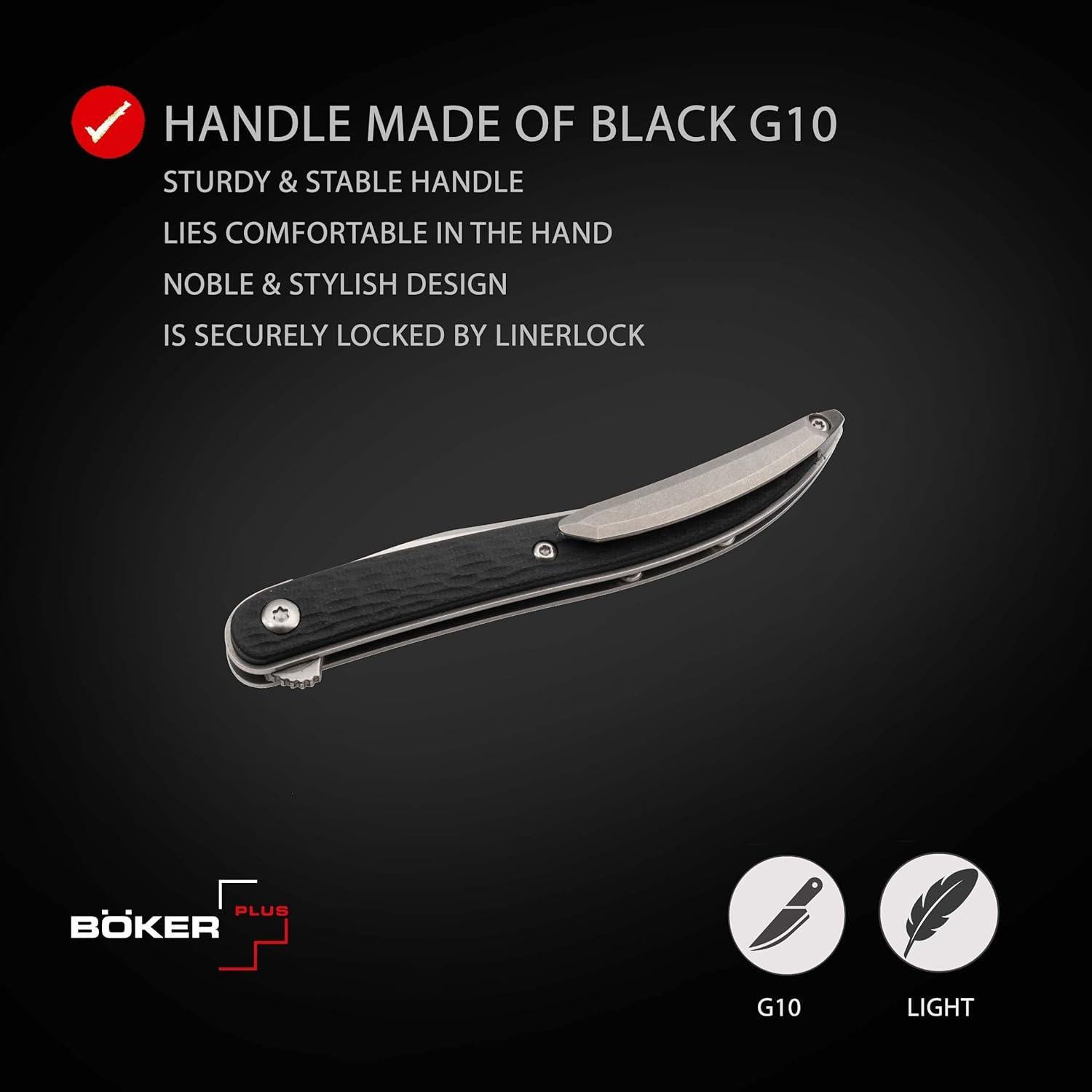 Cuchillo Plegable Boker Plus Texas Toothpick G10 8.41cm