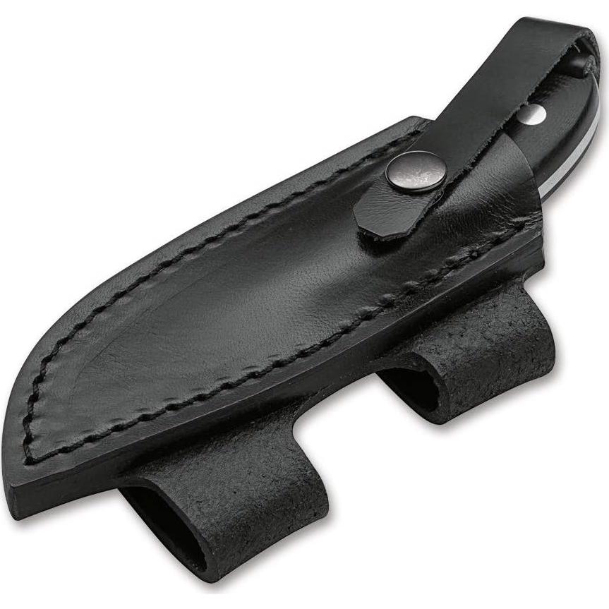 Cuchillo Boker Plus J-Bite 440C con Funda de Cuero 6.19cm