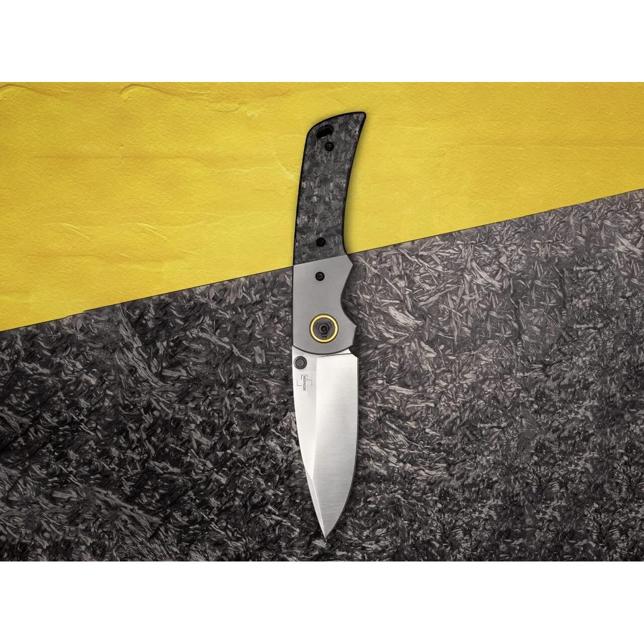Cuchillo Plegable BÖKER PLUS Gulu Pro Marble Titanio 19.2cm