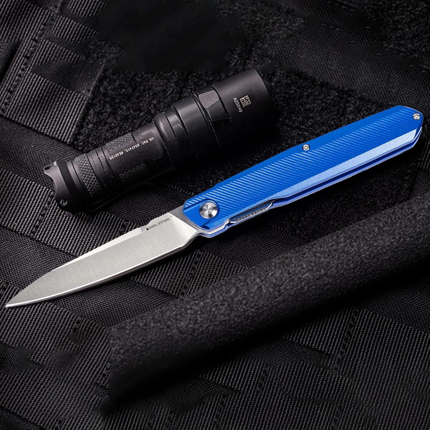 Cuchillo Plegable REALSTEEL G5-Metamorph MK.II 9.19 cm Azul