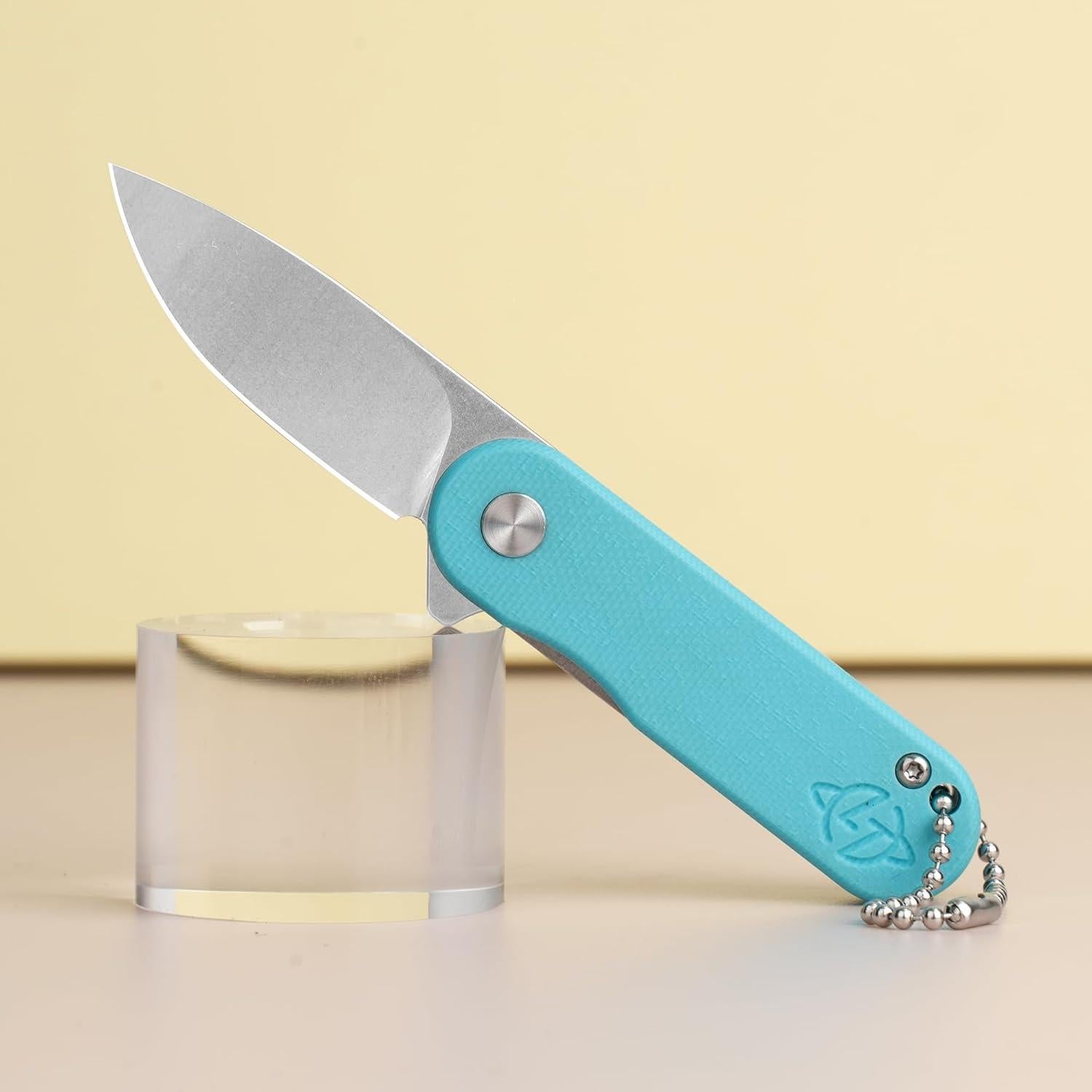 Cuchillo Plegable OLITANS G048 D2 4.9cm Mango G10 Azul