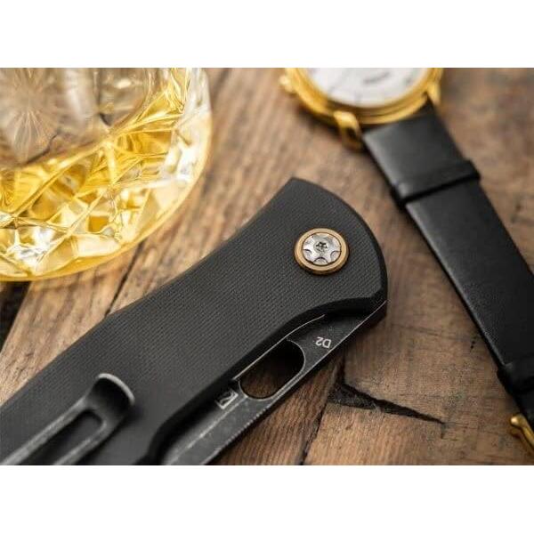 Cuchillo Boker Plus Fieldfolder D2 8.51 cm Linerlock G10 Negro