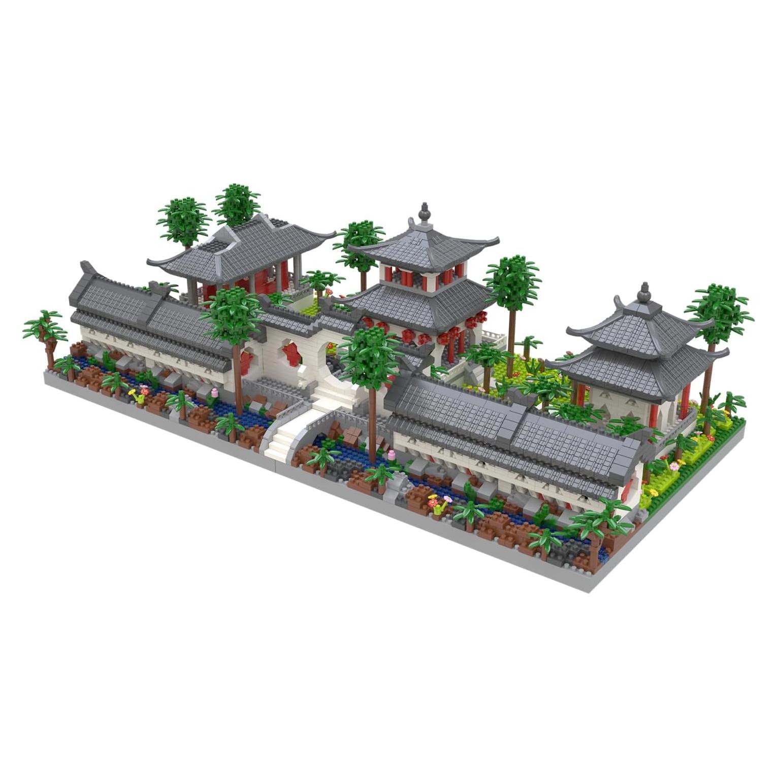 Micro Bloques Jardín Suzhou Kadablk 4222 PCS Adultos