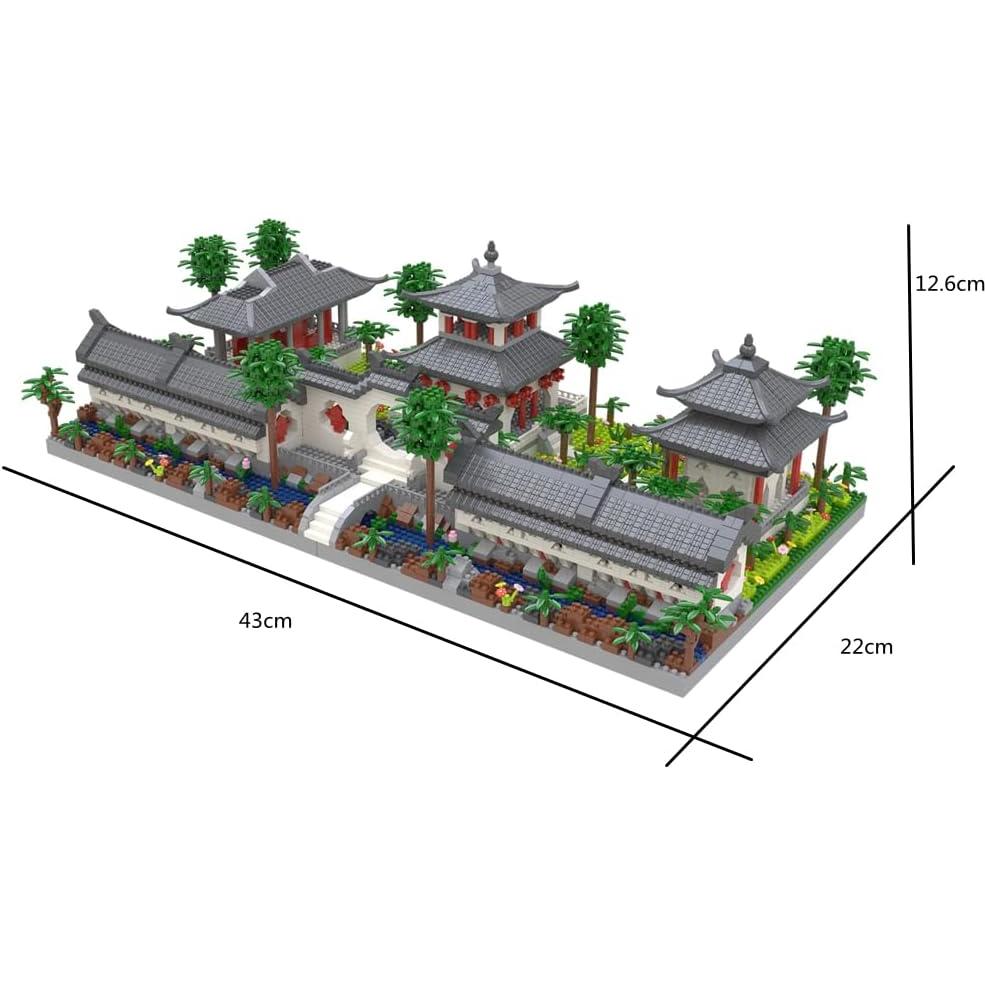 Micro Bloques Jardín Suzhou Kadablk 4222 PCS Adultos