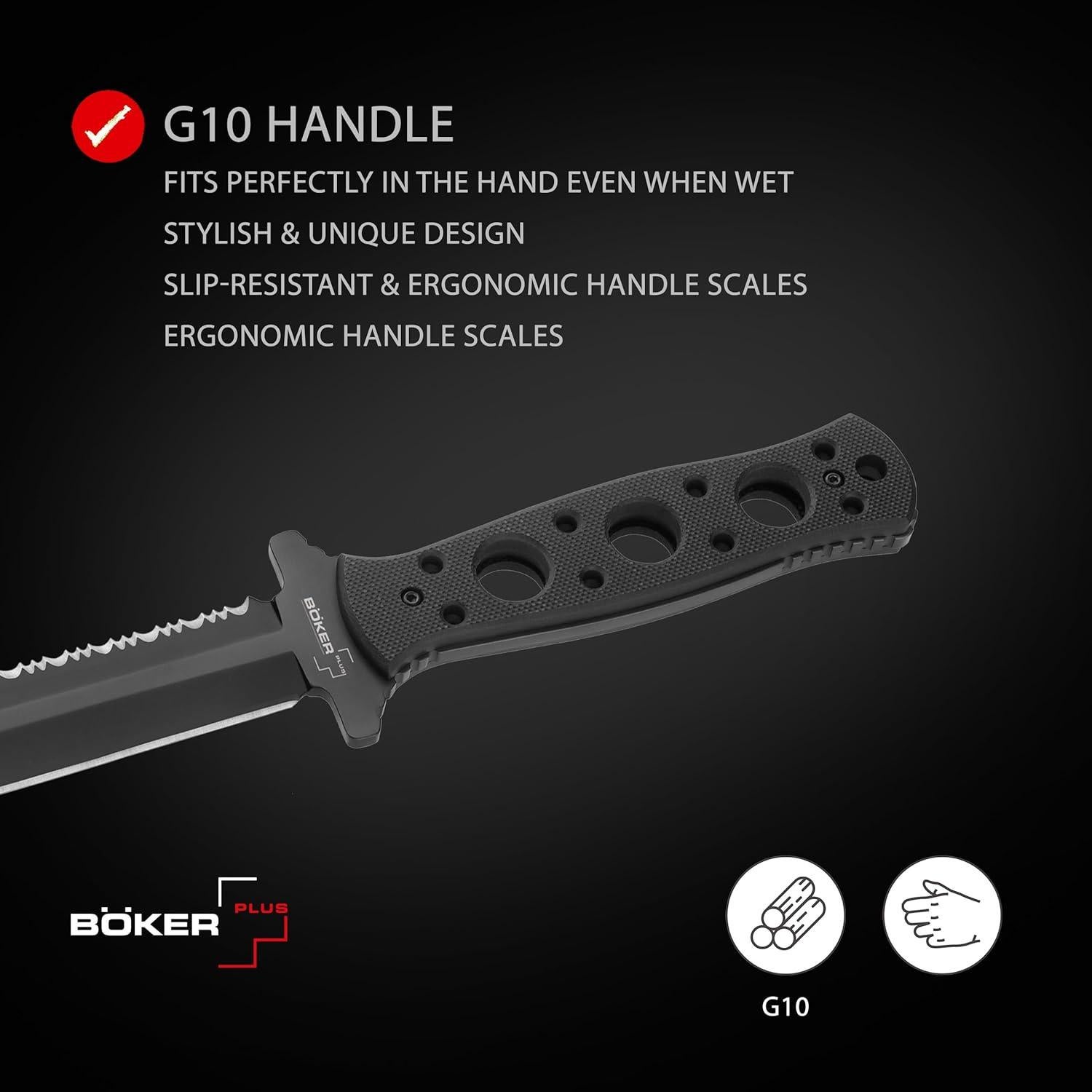 Cuchillo Boker Plus Steelmariner 20.32 cm Acero Inoxidable