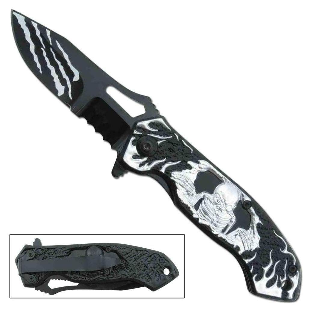 Cuchillo de Bolsillo Plegable Réplica de Armory Beelzebub