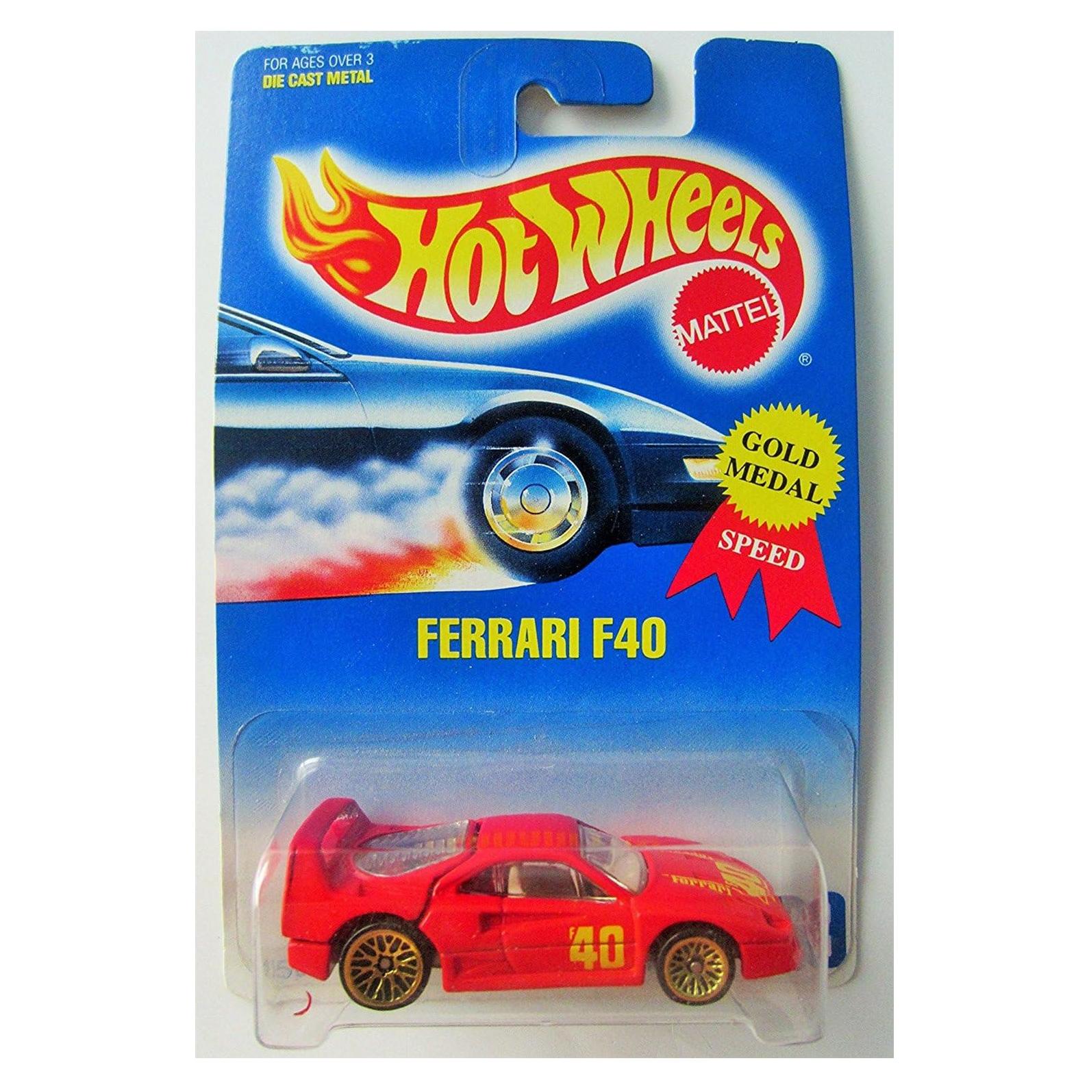 Hot Wheels Ferrari F40 1991 Escala 1:64 Coleccionable