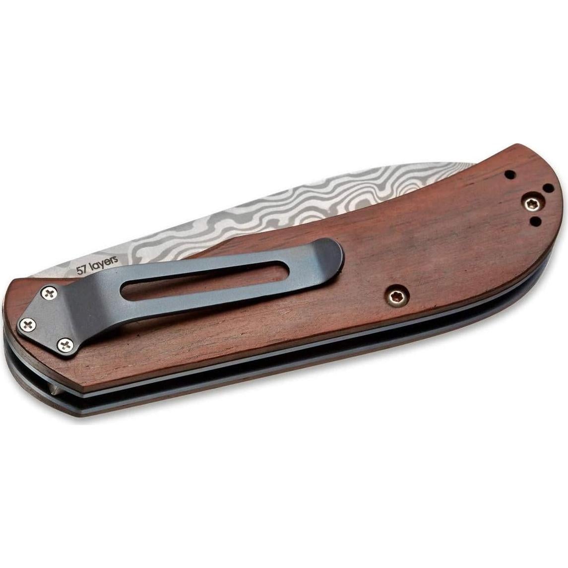 Cuchillo Boker Plus Exskelibur II Damasco Cocobolo 6.99 cm