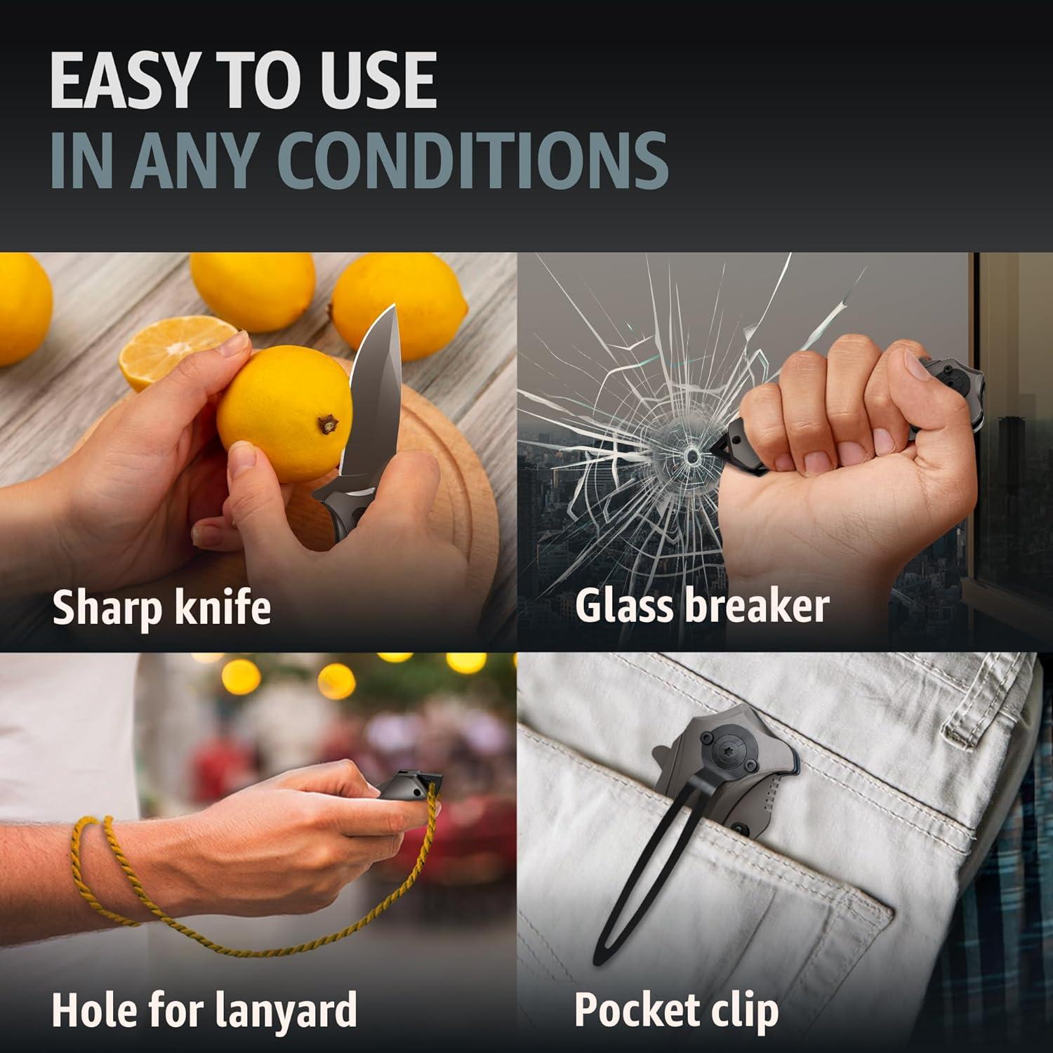 Cuchillo Plegable Grand Way Jack USMC 20.5 cm Acero Inoxidable