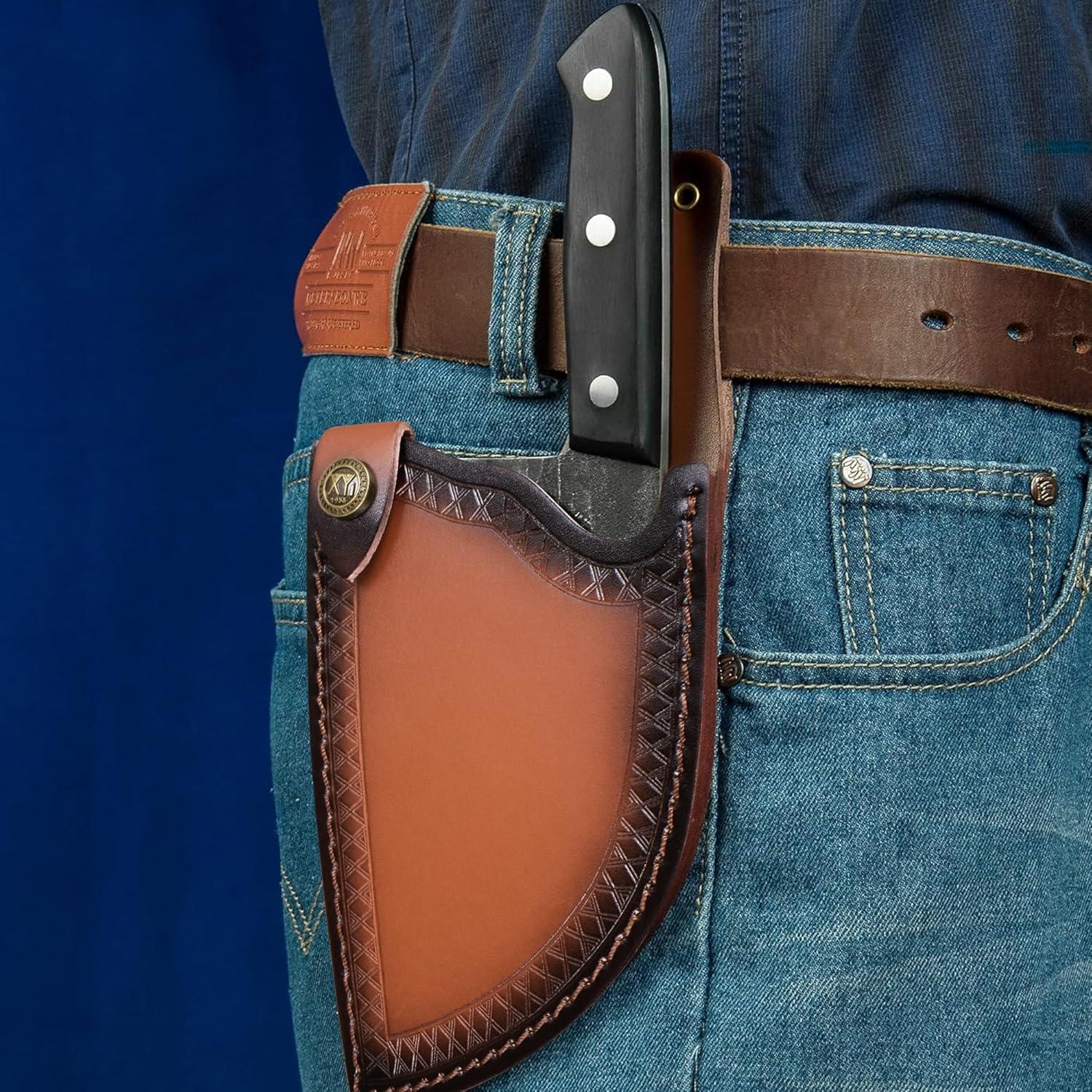 Cuchillo de Chef XYJ 15.24 cm Acero Alto Carbono con Funda