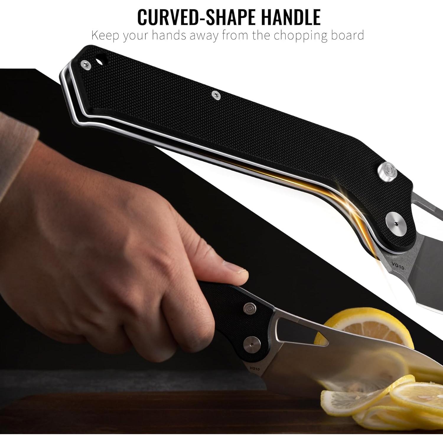 Cuchillo de Chef Plegable TACRAY 11.3 cm Acero Inoxidable