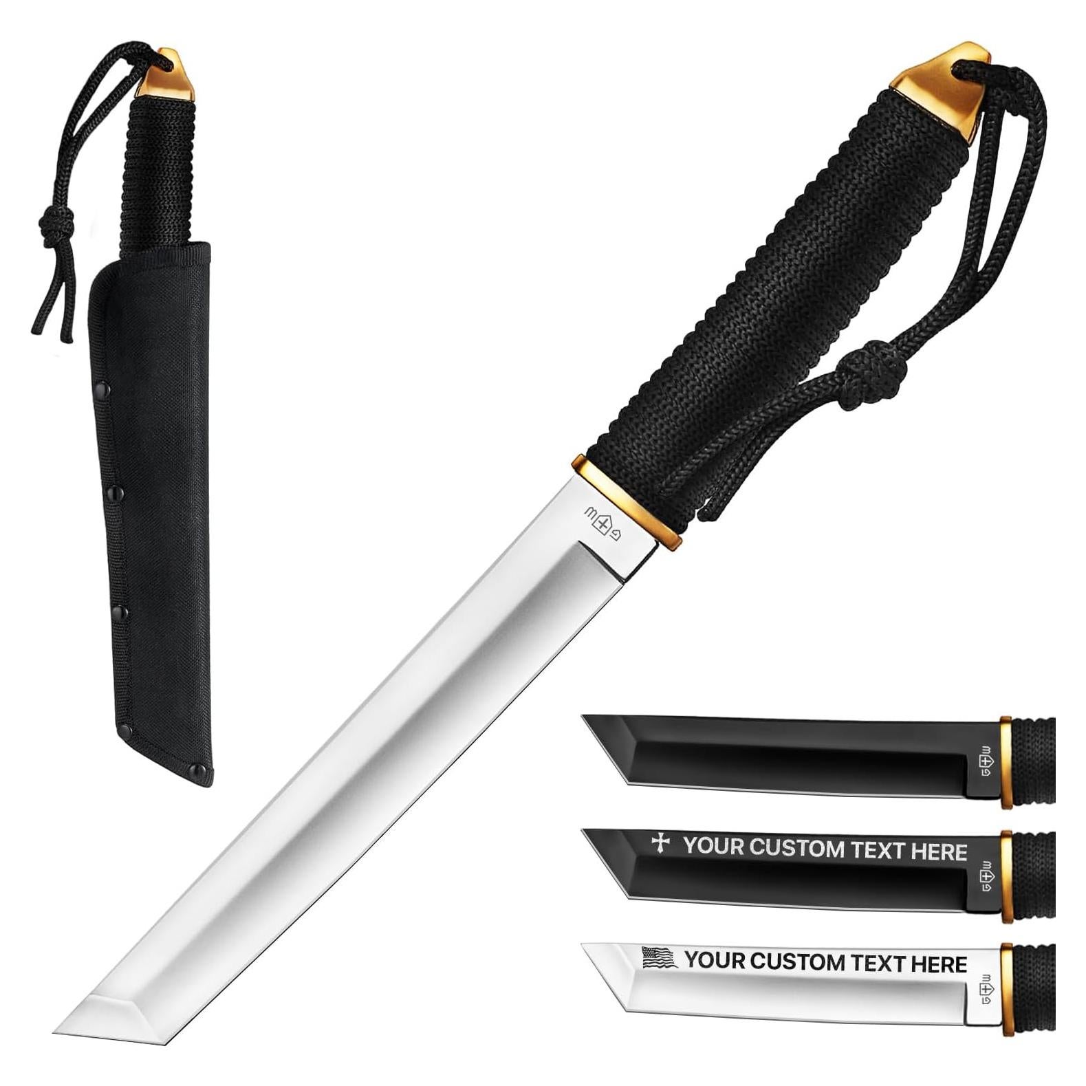 Cuchillo Tanto Grand Way 2307S 15 cm Acero Inoxidable con Funda