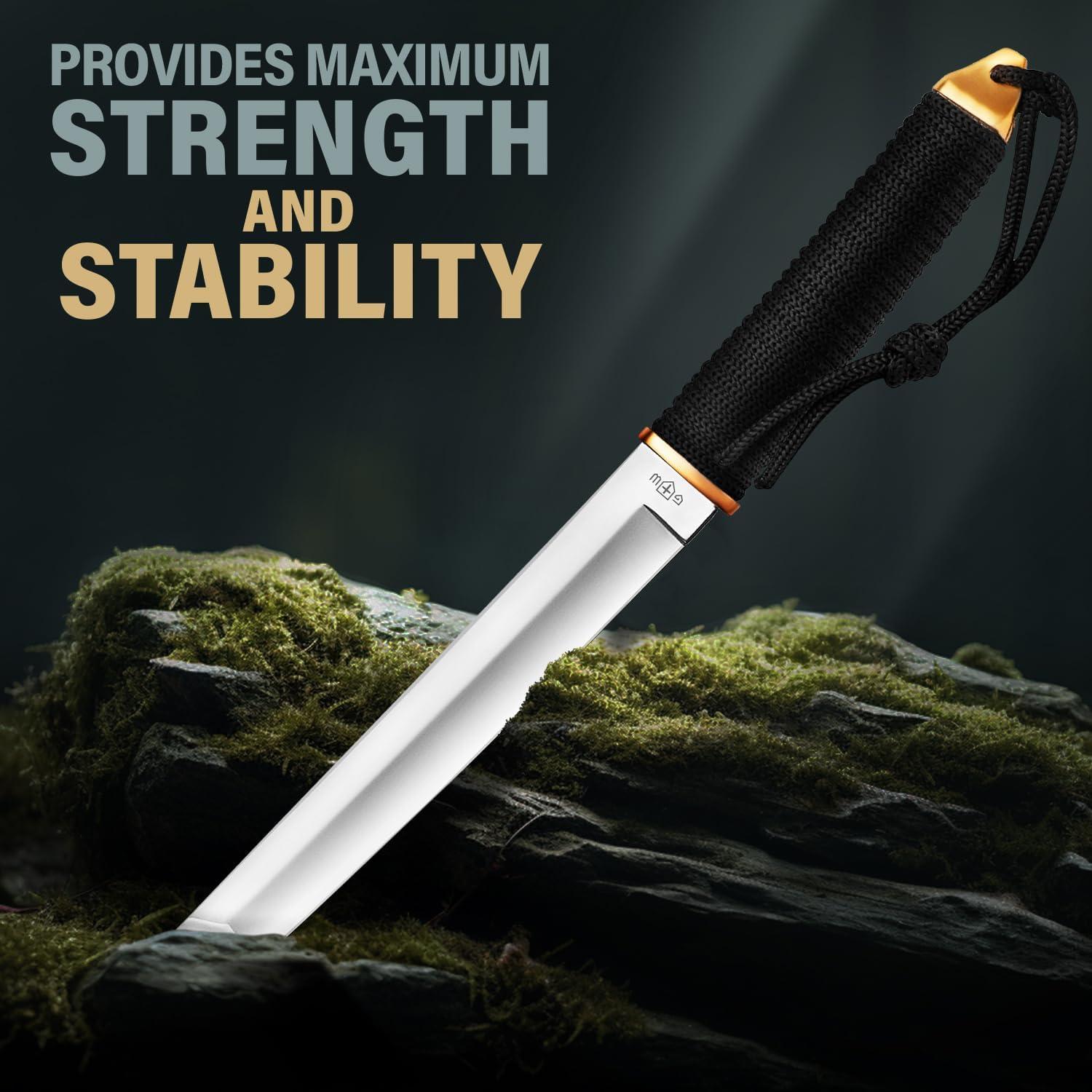 Cuchillo Tanto Grand Way 2307S 15 cm Acero Inoxidable con Funda