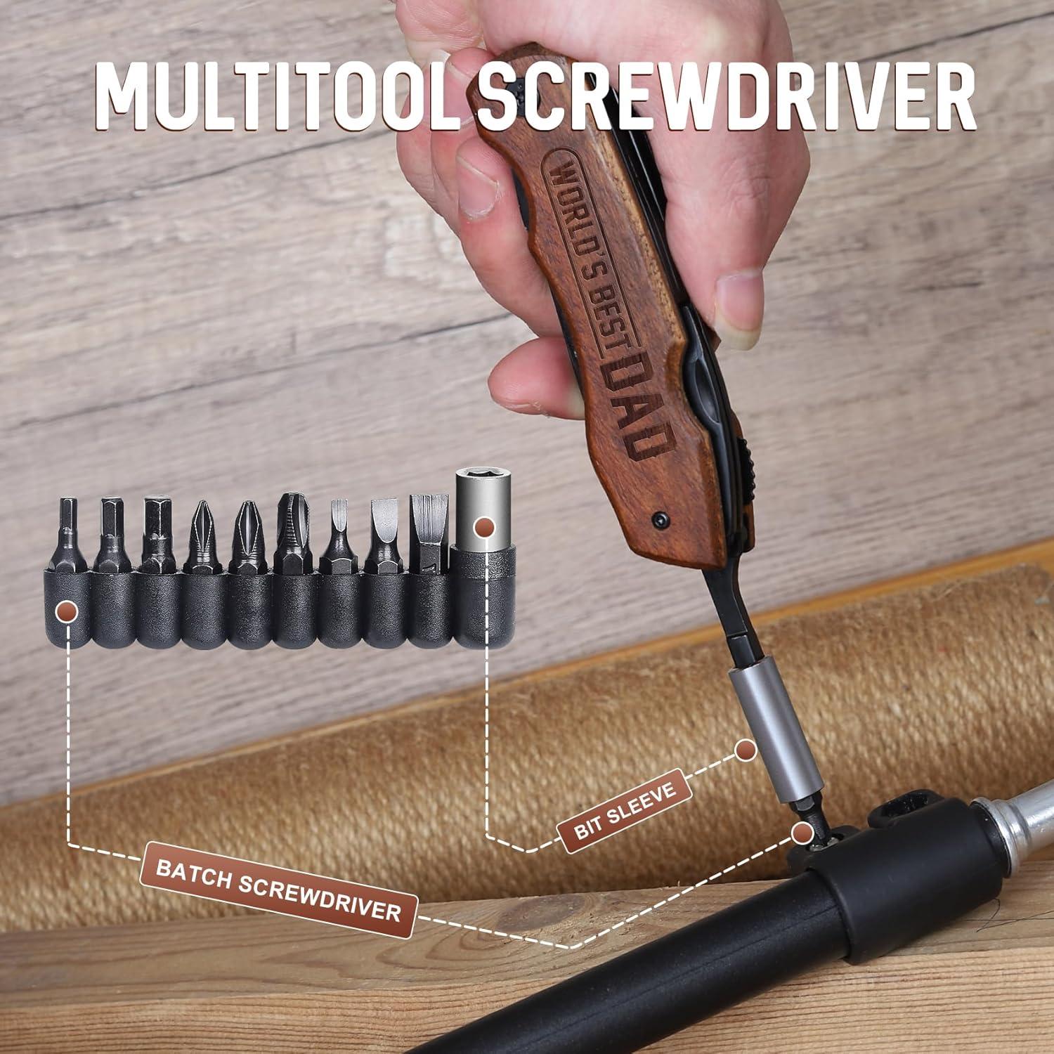 Cuchillo de Bolsillo OOPERAY de Madera para Papá - Regalo Día del Padre