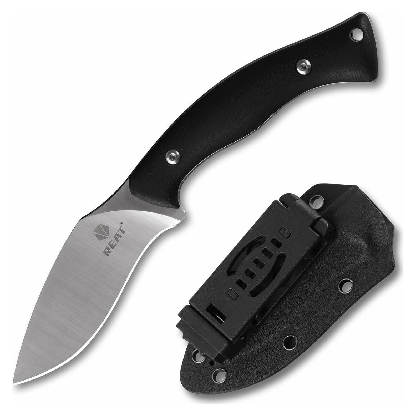 Cuchillo de hoja fija REAT RT-500 con funda Kydex 20.32 cm