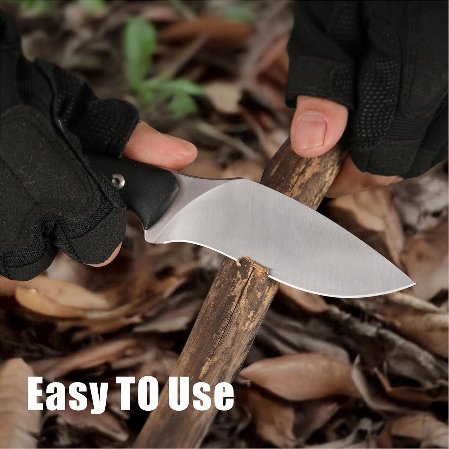 Cuchillo de hoja fija REAT RT-500 con funda Kydex 20.32 cm