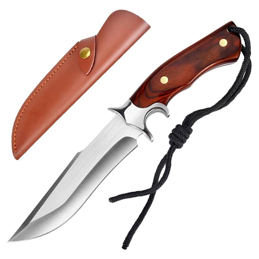 Cuchillo Fijo Astylway de Acero D2 27 cm con Funda de Cuero