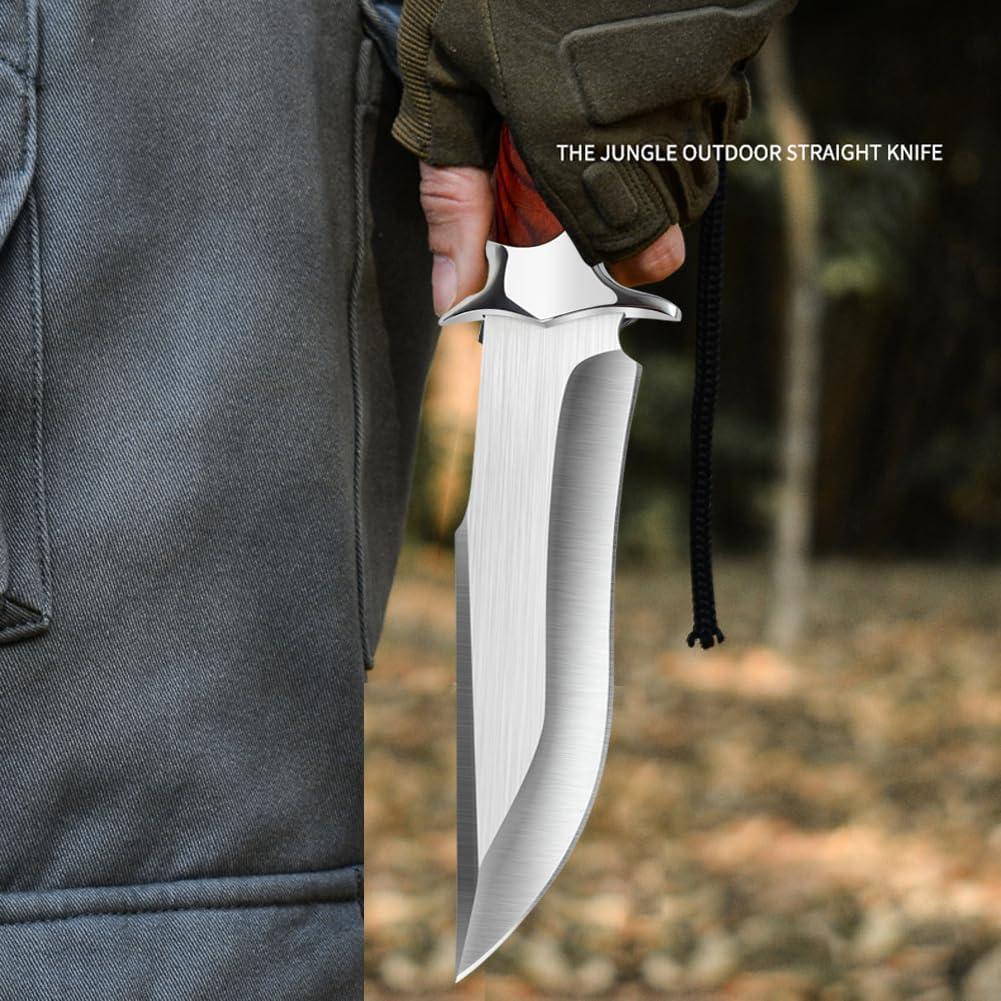 Cuchillo Fijo Astylway de Acero D2 27 cm con Funda de Cuero