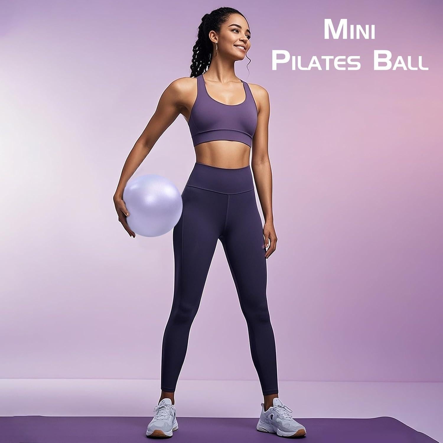 Juego de Anillo de Pilates EgoNova con Pelota y Bandas de Resistencia