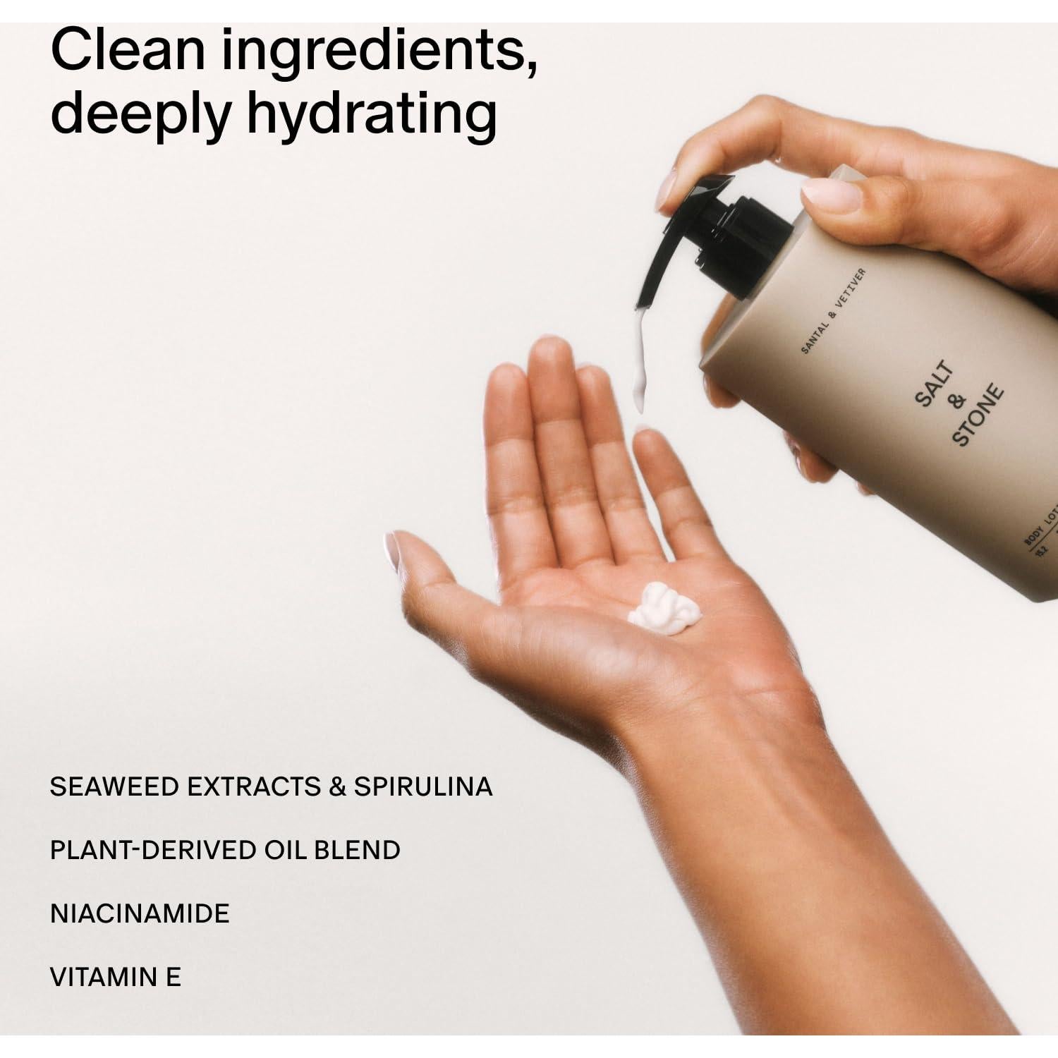 Loción Corporal Salt & Stone 450 ml Bergamota y Hinoki