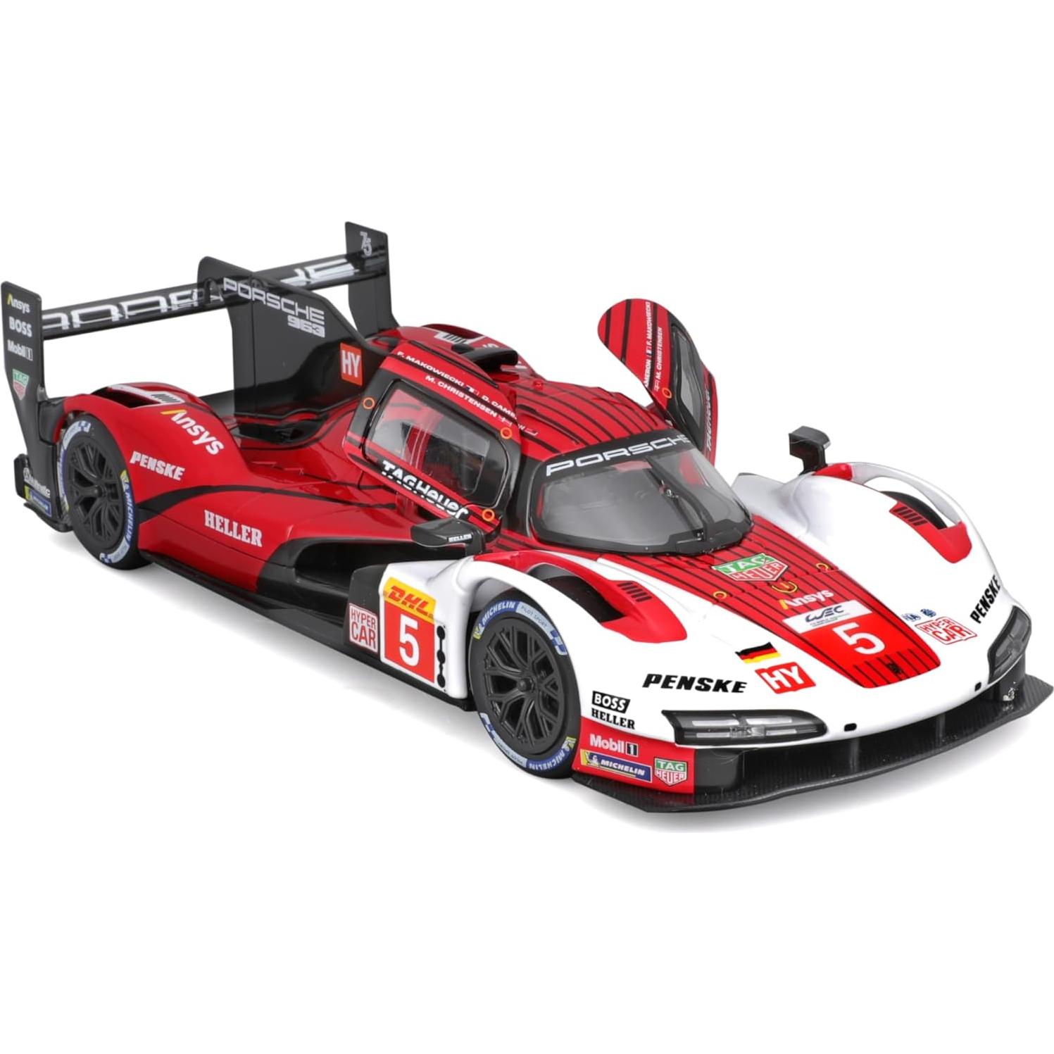 Bburago Porsche 963 Réplica Metálica Escala 1:24 2024