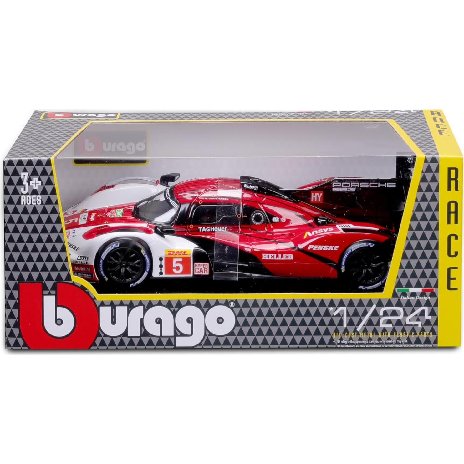 Bburago Porsche 963 Réplica Metálica Escala 1:24 2024