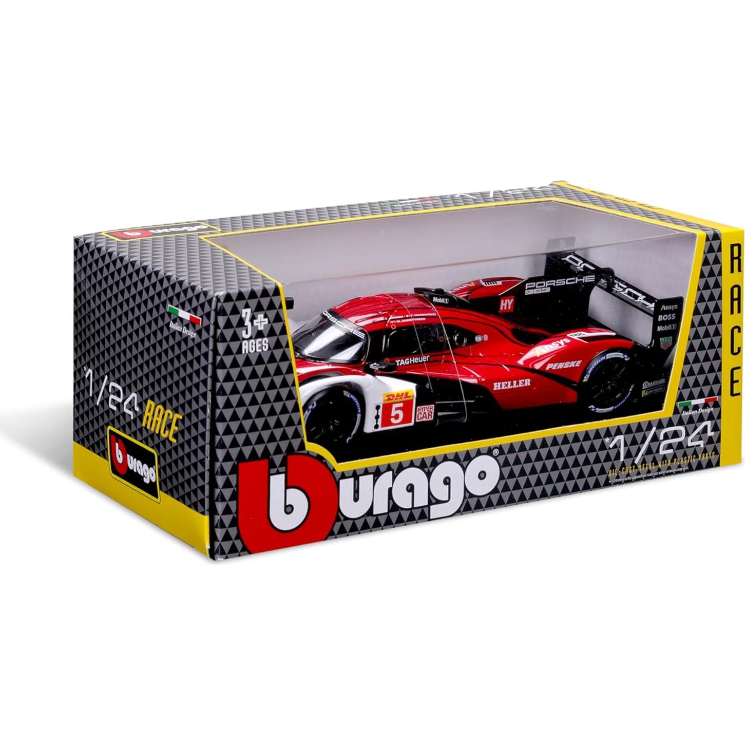 Bburago Porsche 963 Réplica Metálica Escala 1:24 2024