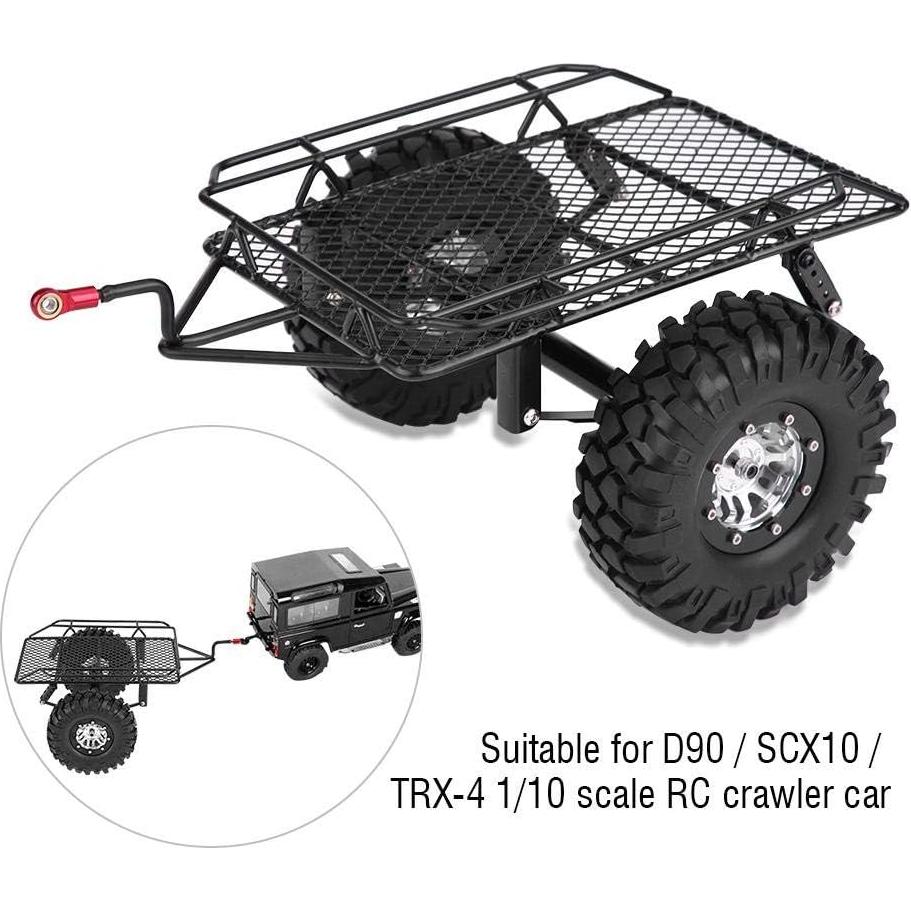 Remolque Volcador RC Dilwe 1/10 para D90/SCX10 - Metal