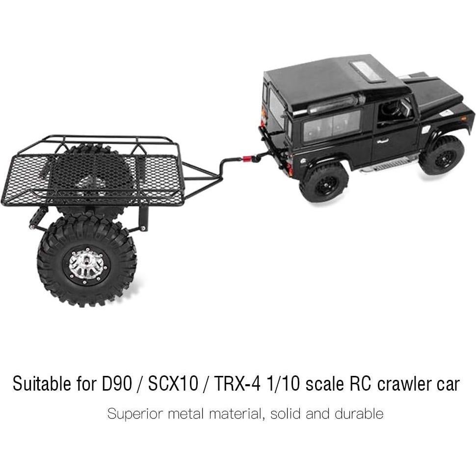Remolque Volcador RC Dilwe 1/10 para D90/SCX10 - Metal