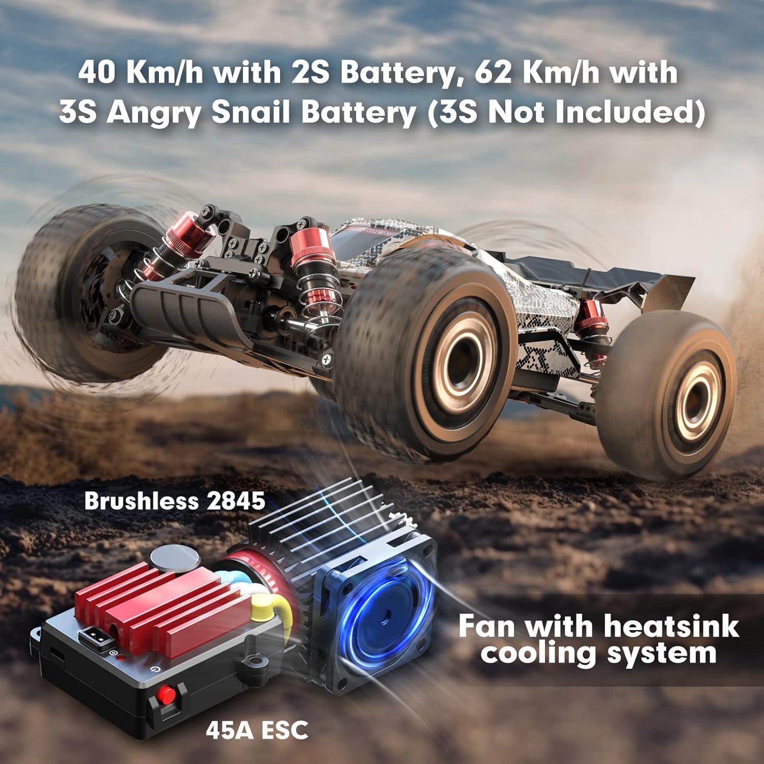 HYPER GO H16PL Buggy RC 4WD 1/16 Brushless 40 kph