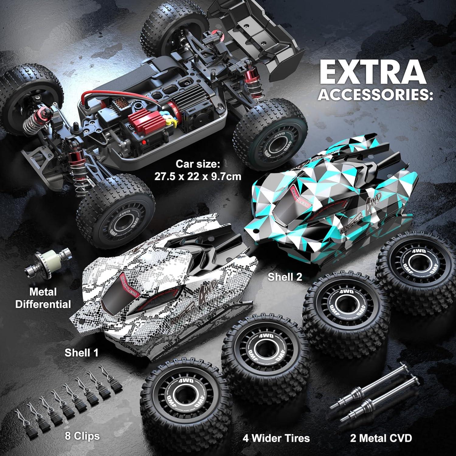 HYPER GO H16PL Buggy RC 4WD 1/16 Brushless 40 kph