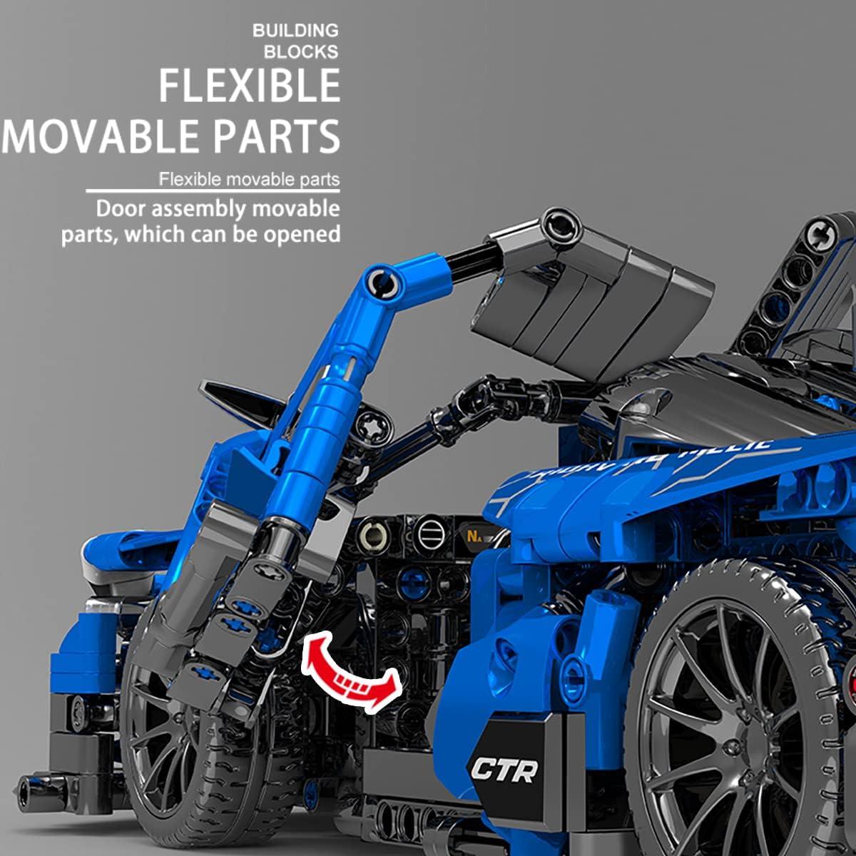 Veottye GTRS Super Sports Car 1:14 - 1404 Piezas Construcción