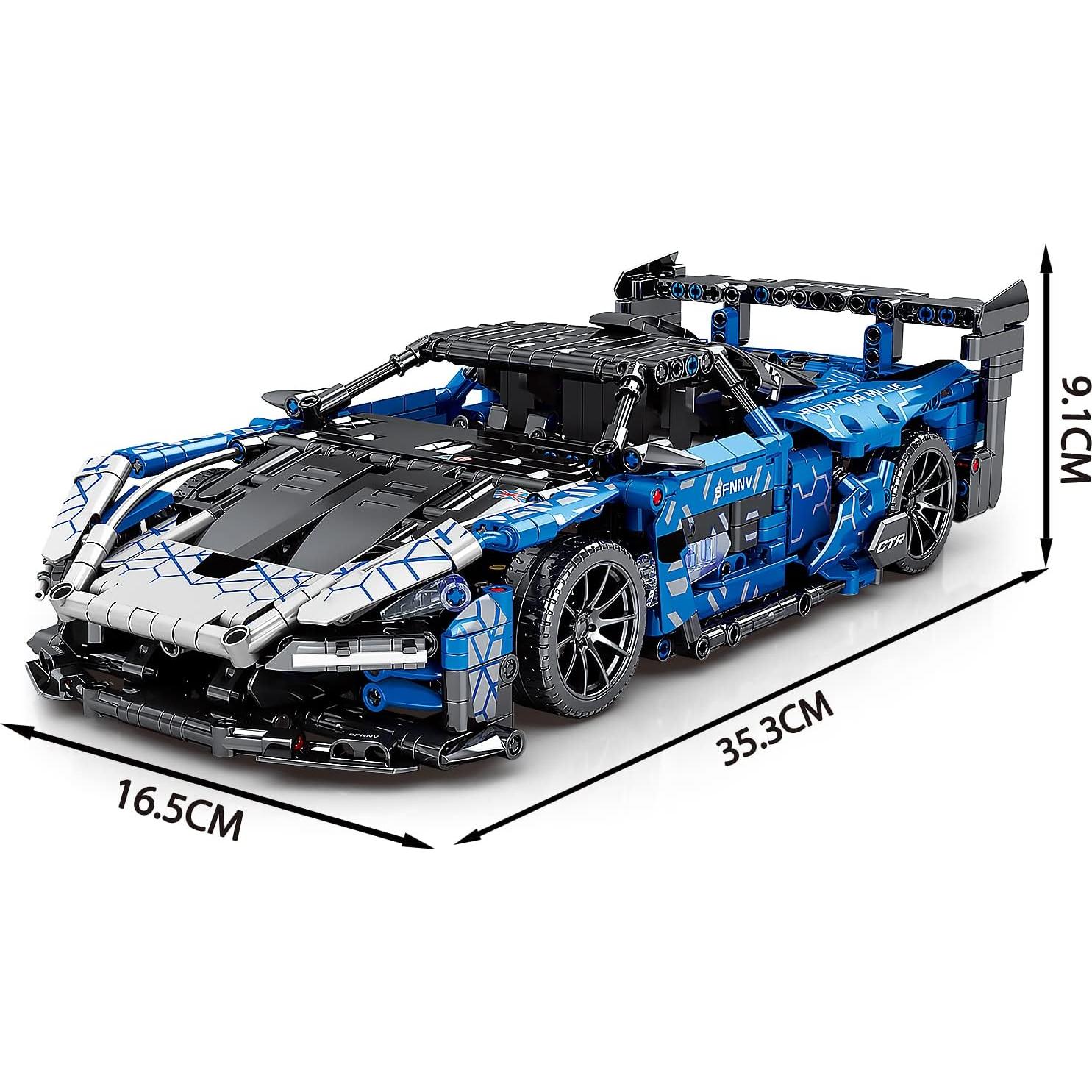 Veottye GTRS Super Sports Car 1:14 - 1404 Piezas Construcción