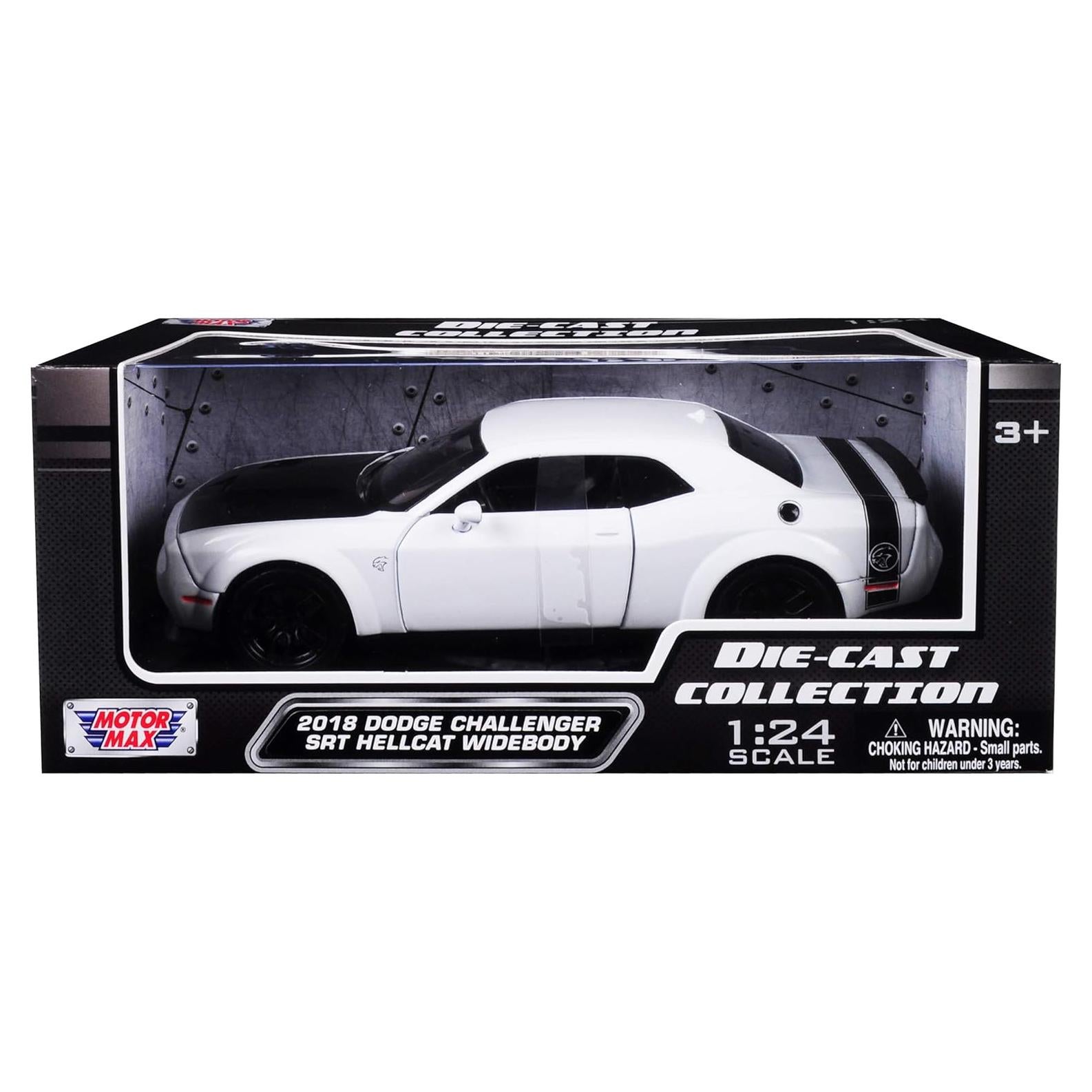 Modelo de Coche Diecast 2018 Dodge Challenger SRT Hellcat 1/24 Motormax