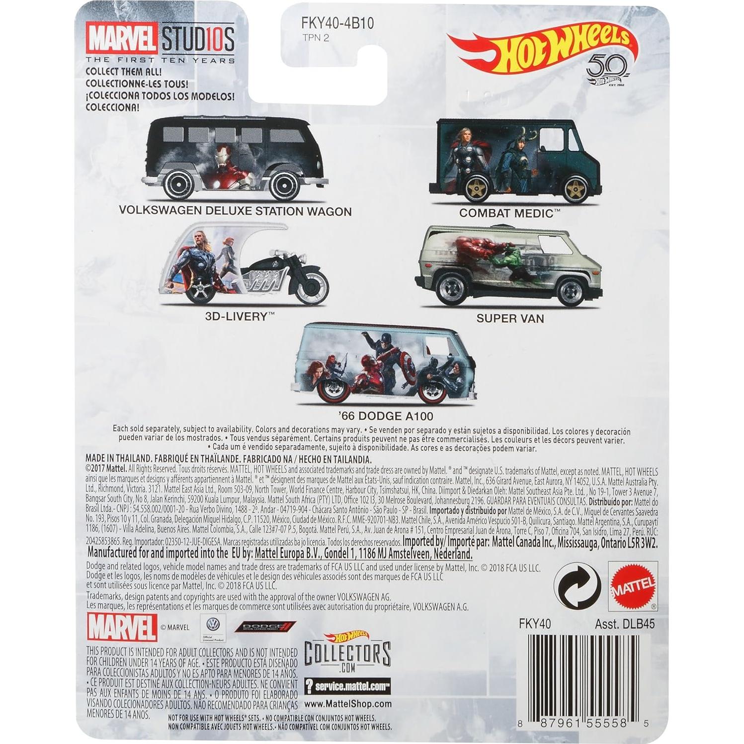 Hot Wheels 66 Dodge A100 Colección Premium 1:64