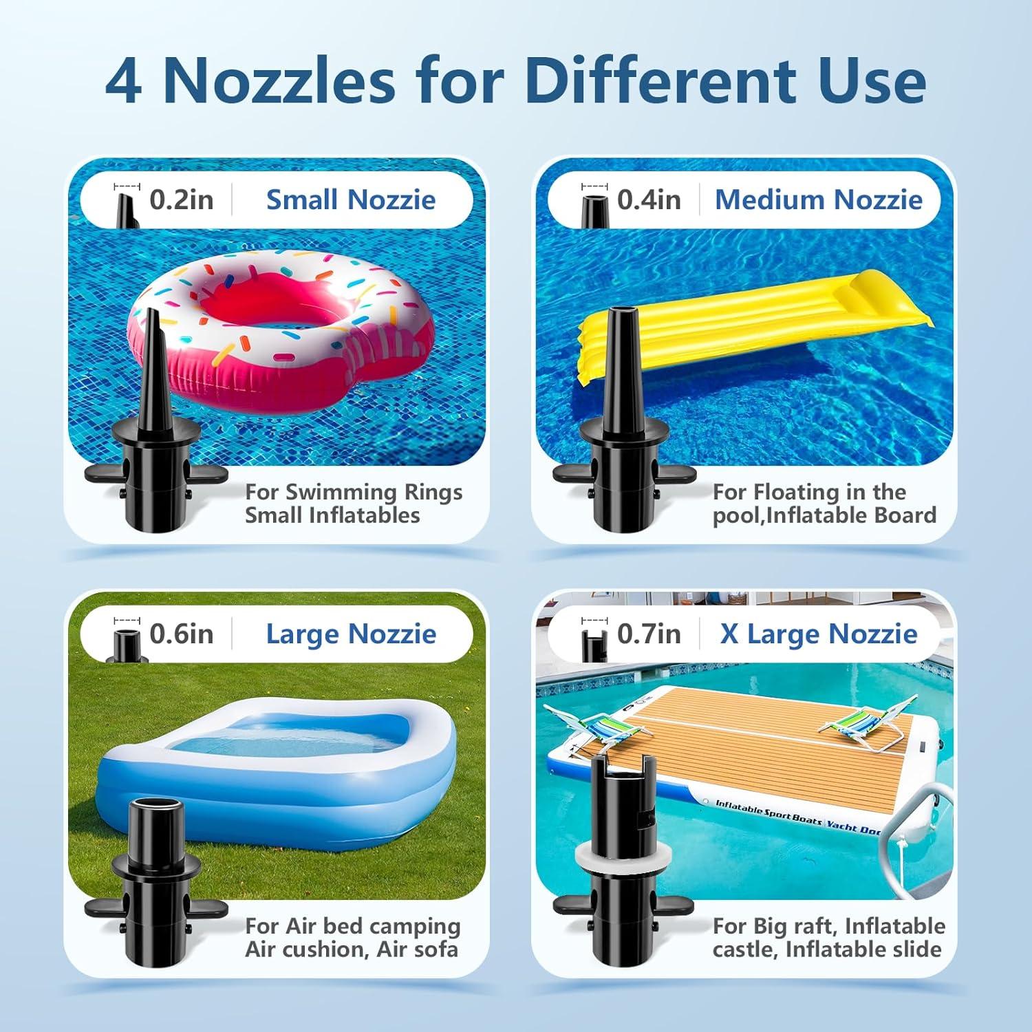 Bomba de Aire Eléctrica iLink-outer 600W Inflación Rápida