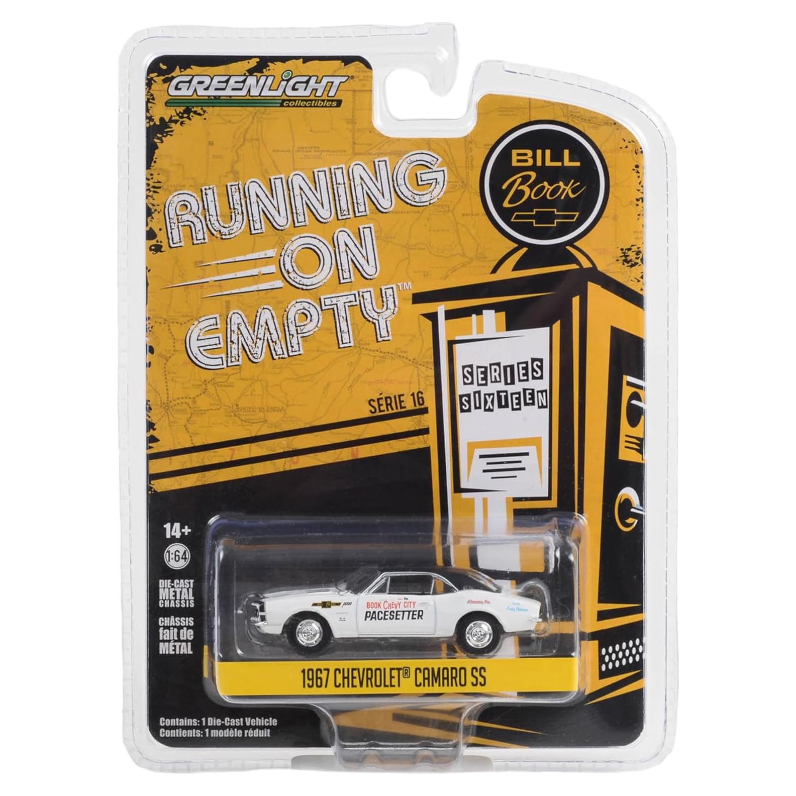 Coche Diecast 1967 Chevy Camaro SS Blanco Greenlight 1:64