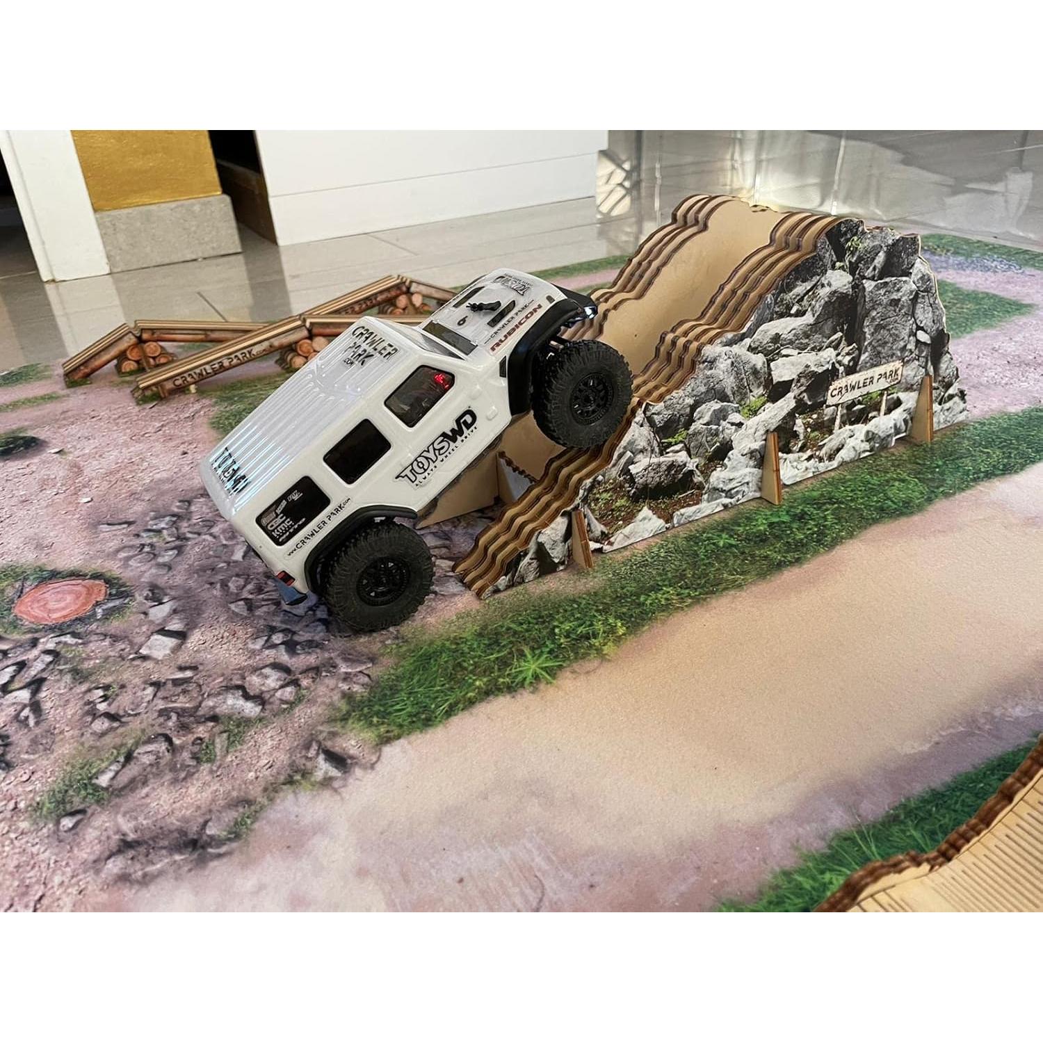 Kit de 5 Obstáculos para Circuito RC Crawler Toyswd 1/24