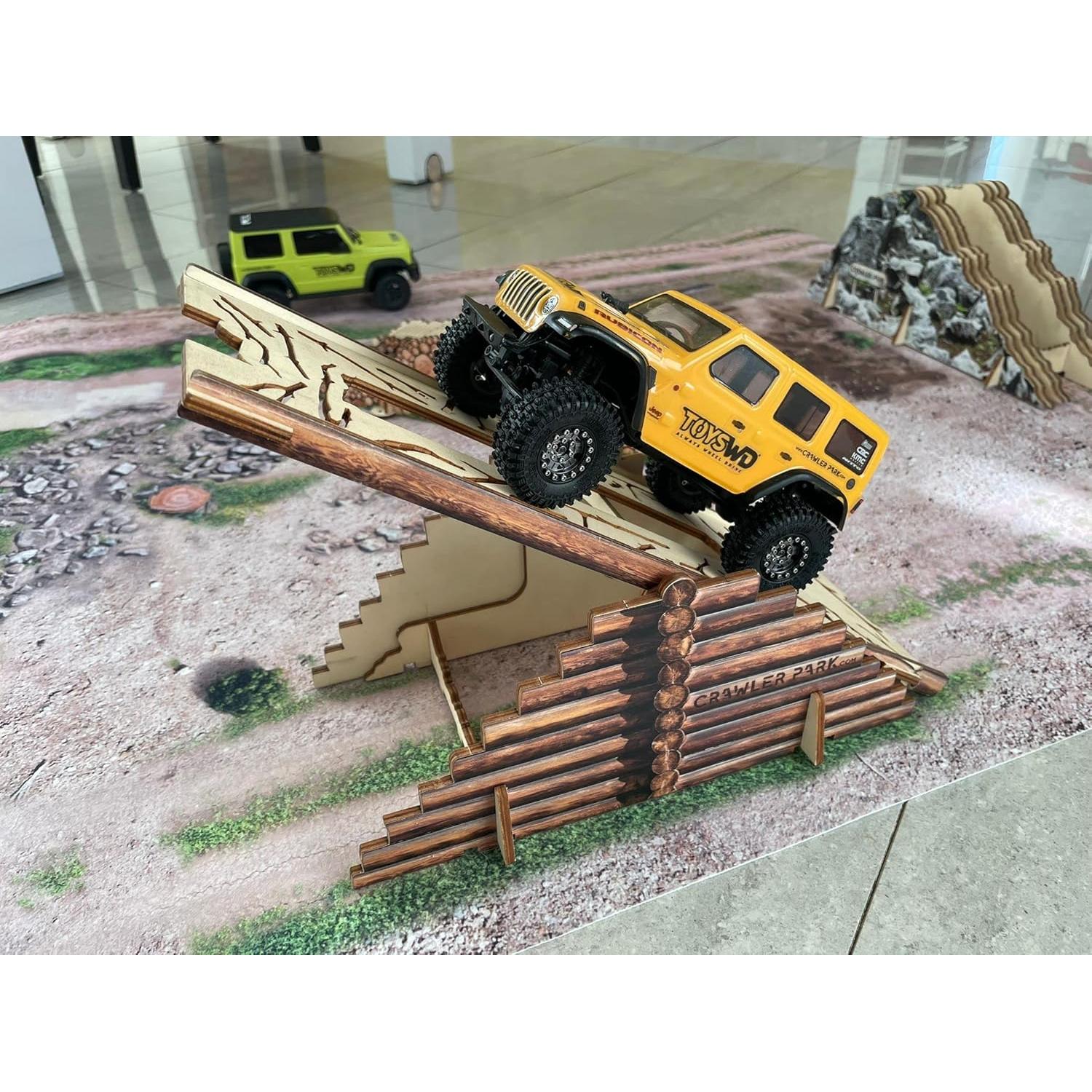 Kit de 5 Obstáculos para Circuito RC Crawler Toyswd 1/24