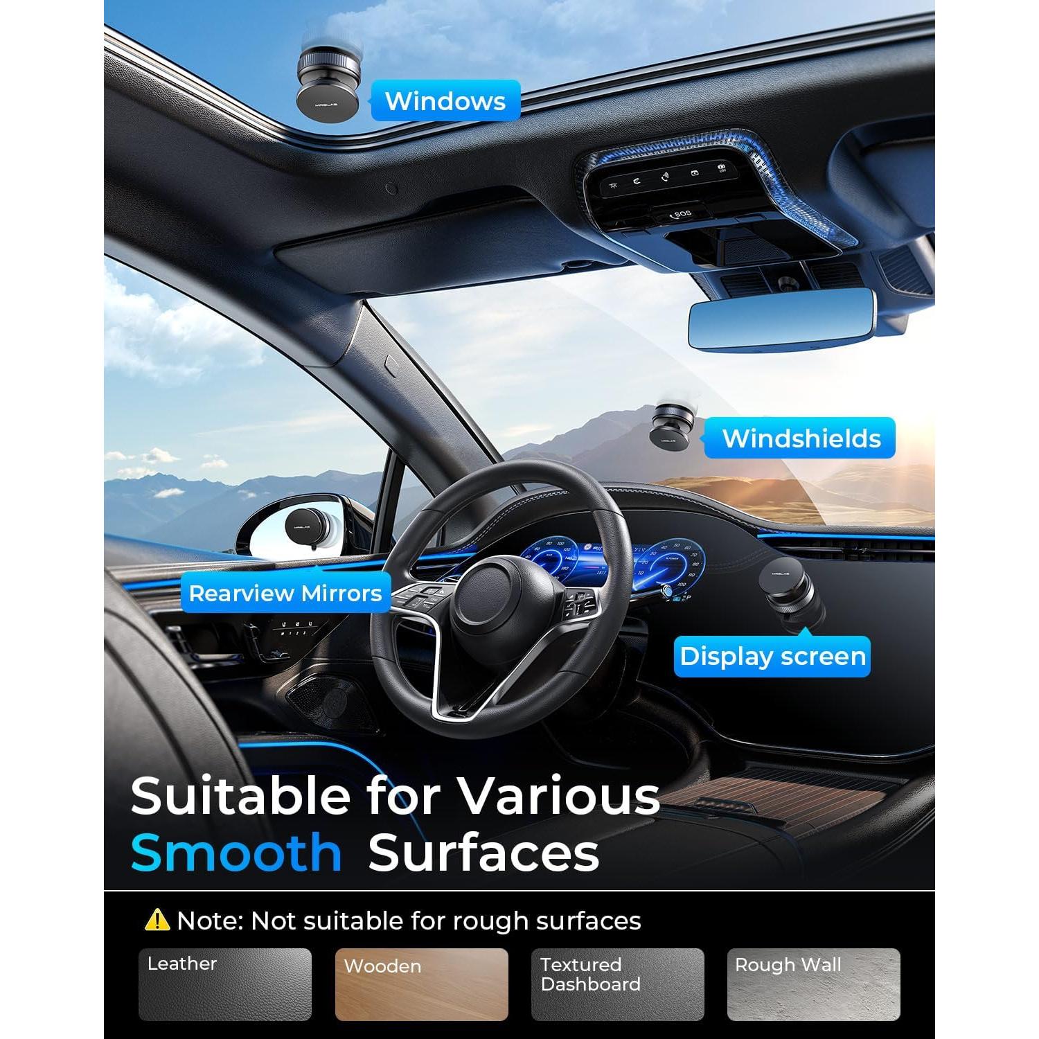 Soporte Magnético para Teléfono MRGLAS X97 Ajustable 360°