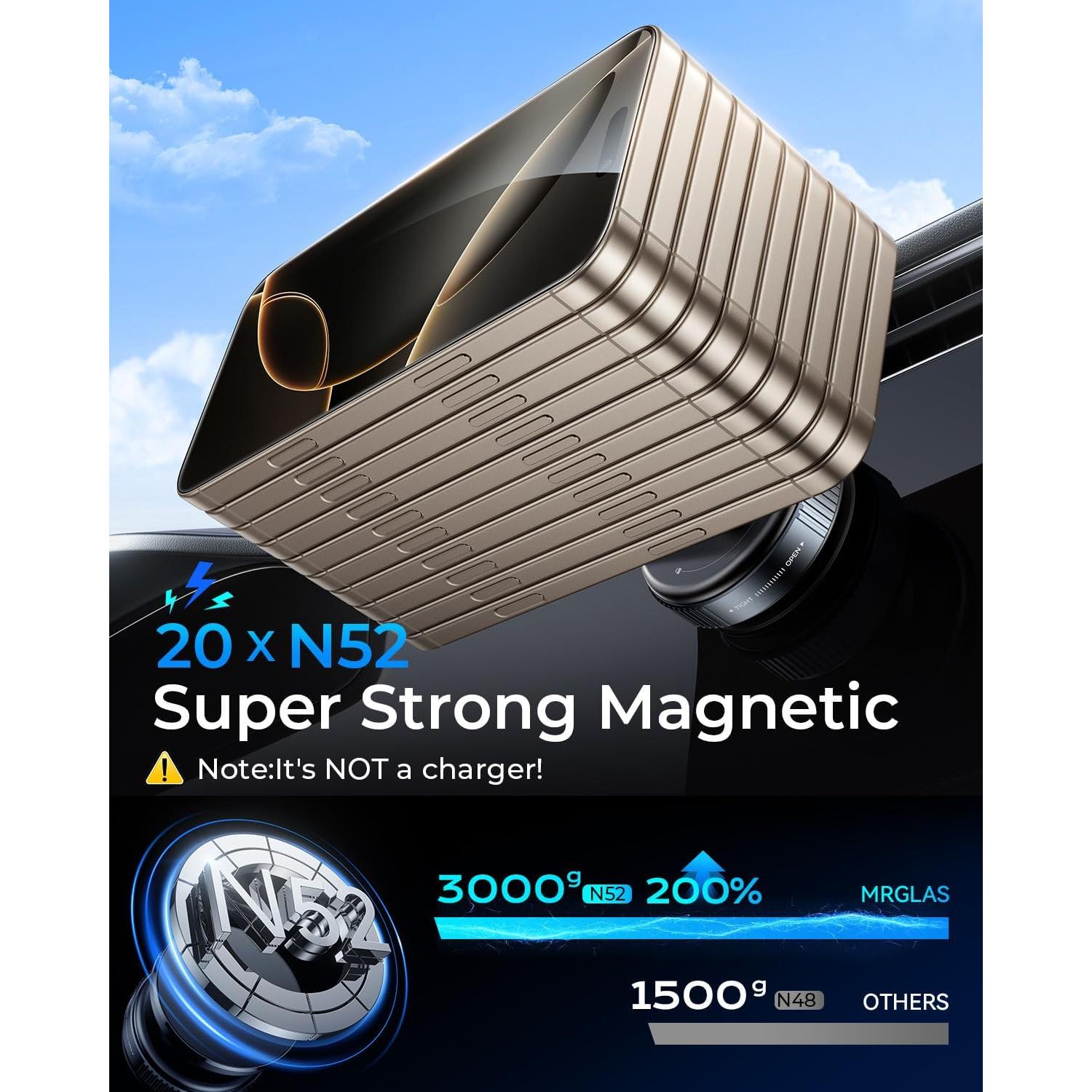 Soporte Magnético para Teléfono MRGLAS X97 Ajustable 360°