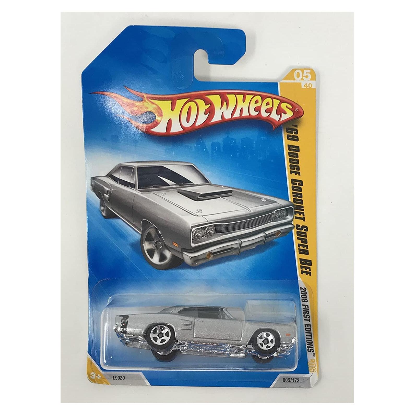 Hot Wheels 2008 Edición #005 Gris Dodge Coronet Super Bee 1:64