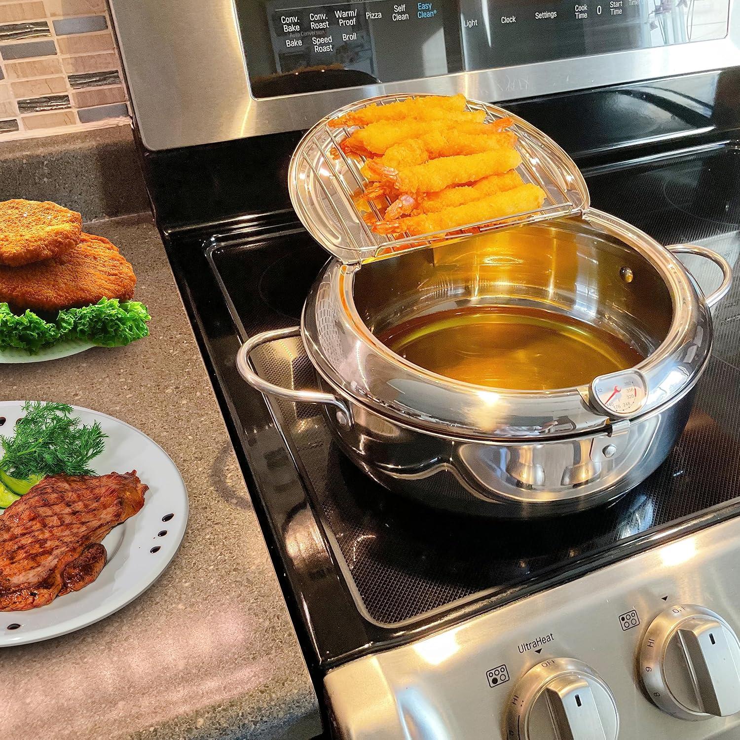 Olla de Freír Profunda Saltlas 4.2L Acero Inoxidable